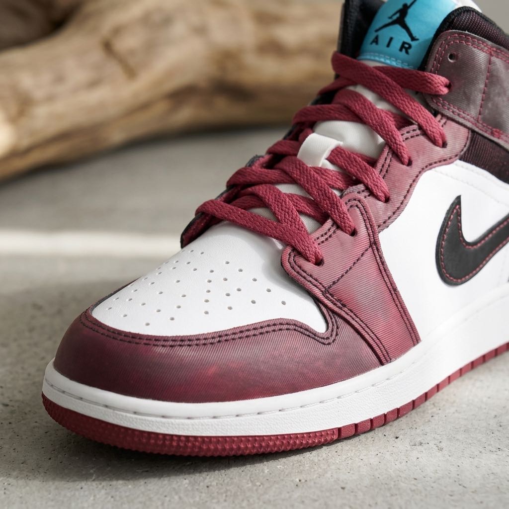 NIKE GS Air Jordan 1 Mid SE Junior assortiti Foto 4
