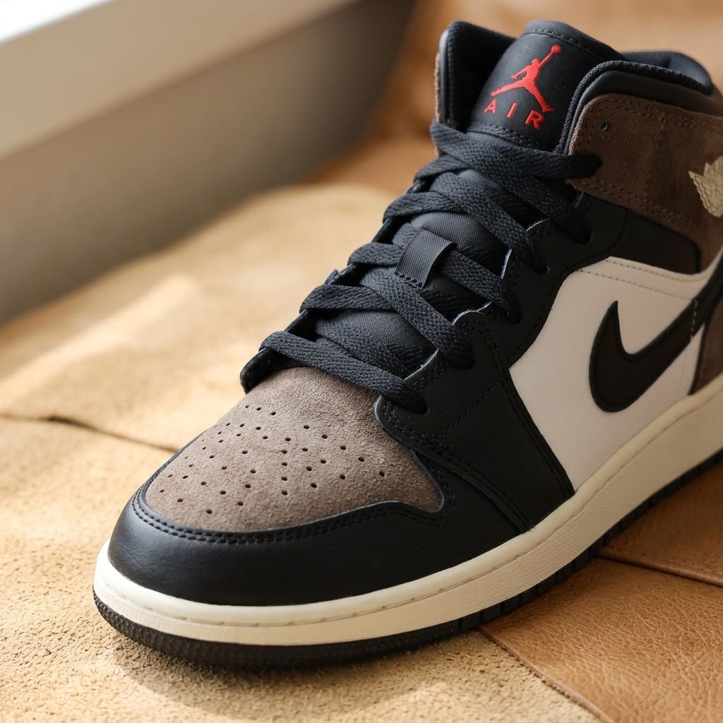 NIKE Air Jordan 1 Mid Junior multicolore Foto 5