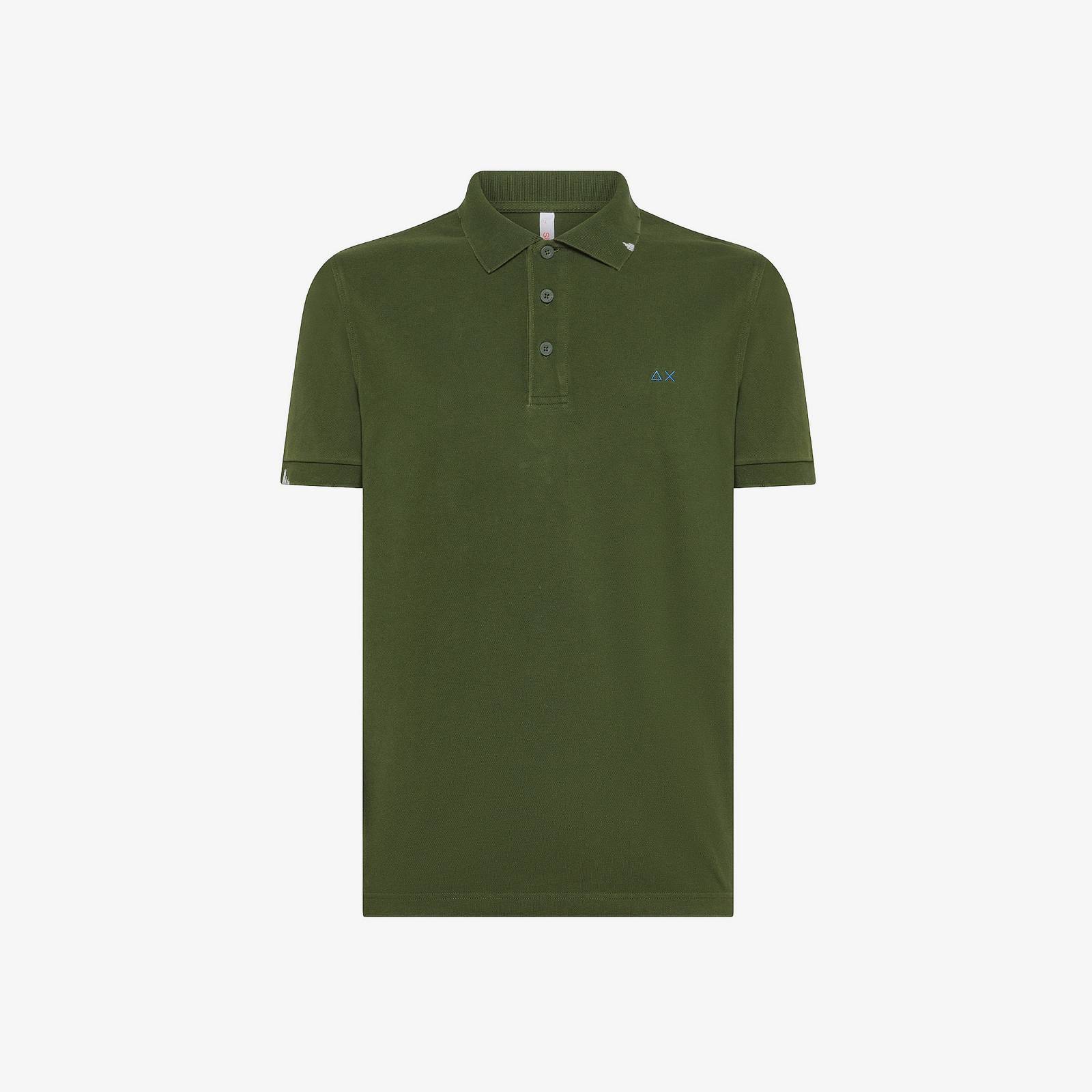 SUN 68 Vintage Solid Polo Man green