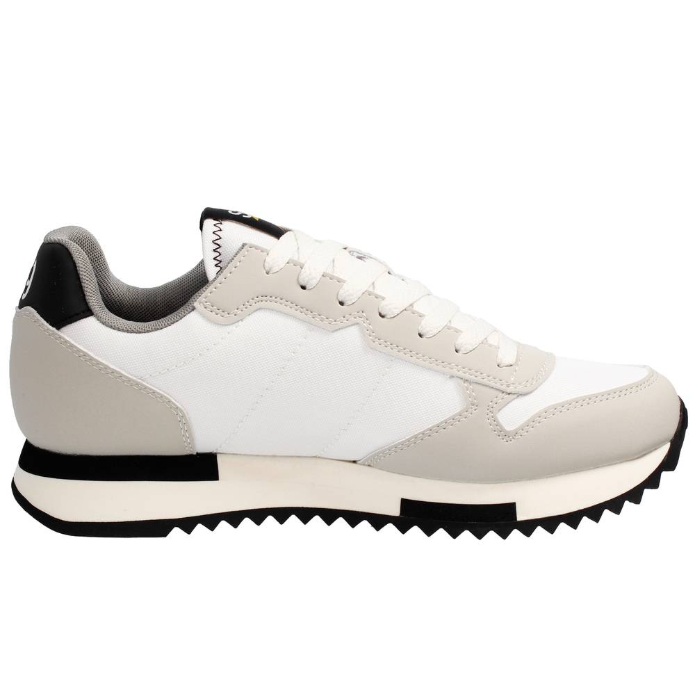 スニーカー SUN 68 Men Sneakers BZ35105 31 White Men's Sun68 Z35105 Tom Vintage Sneakers White Cream/Green