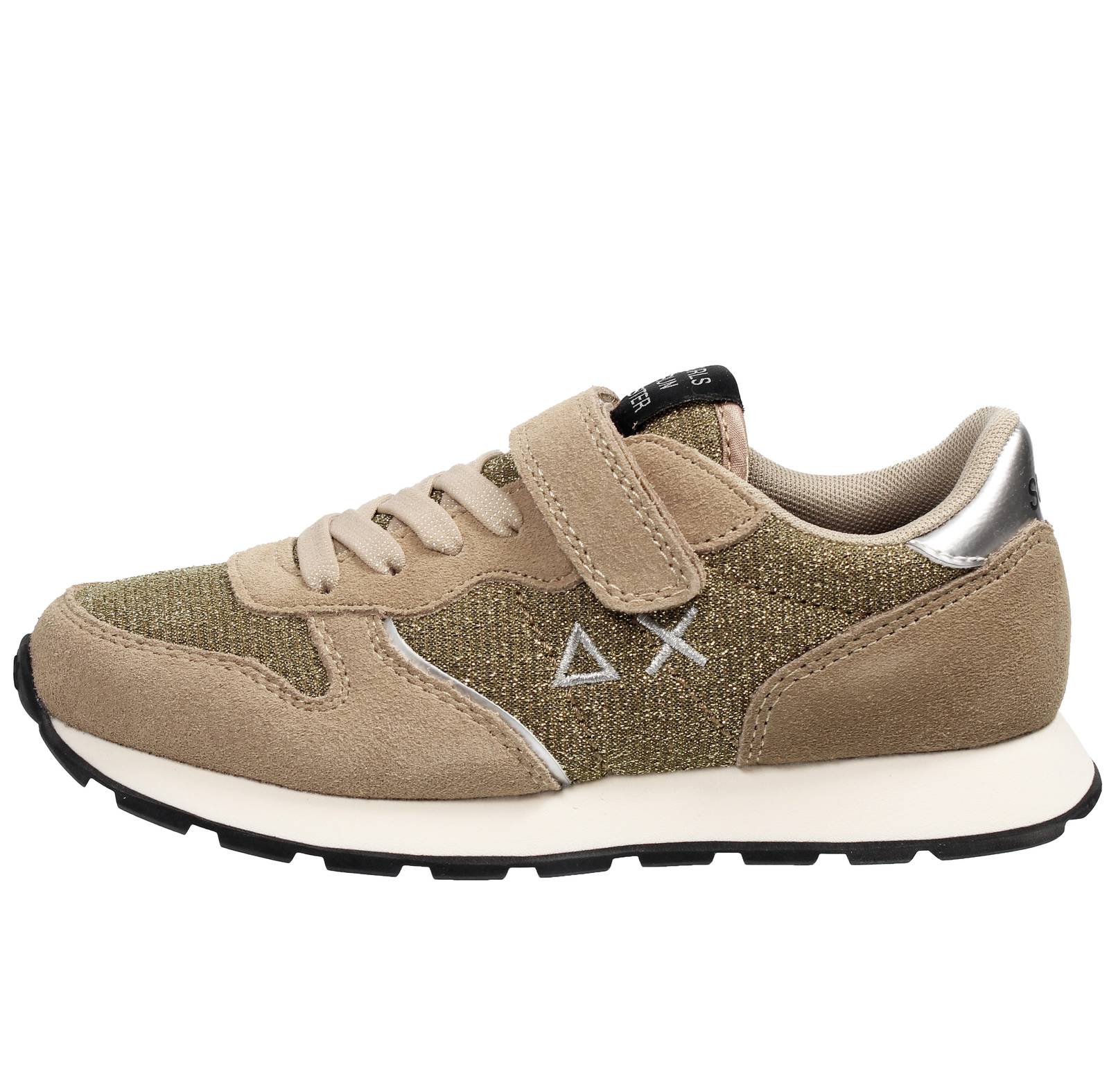 SUN 68 Ally Glitter oro Scarpe Bambino Sneakers Z44404K