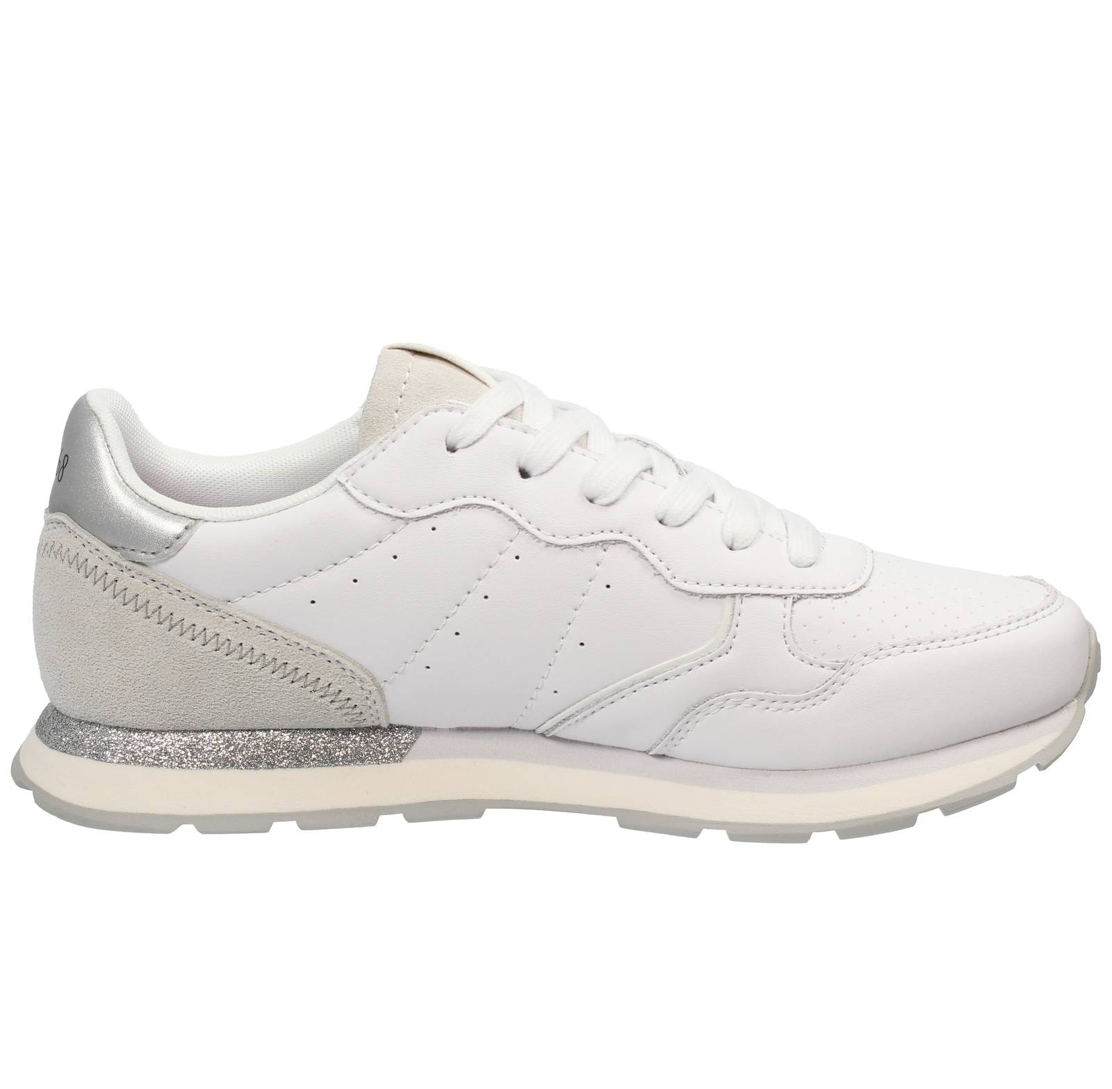 SUN 68 Big Ally - Sneakers in Pelle Junior bianco Foto 2