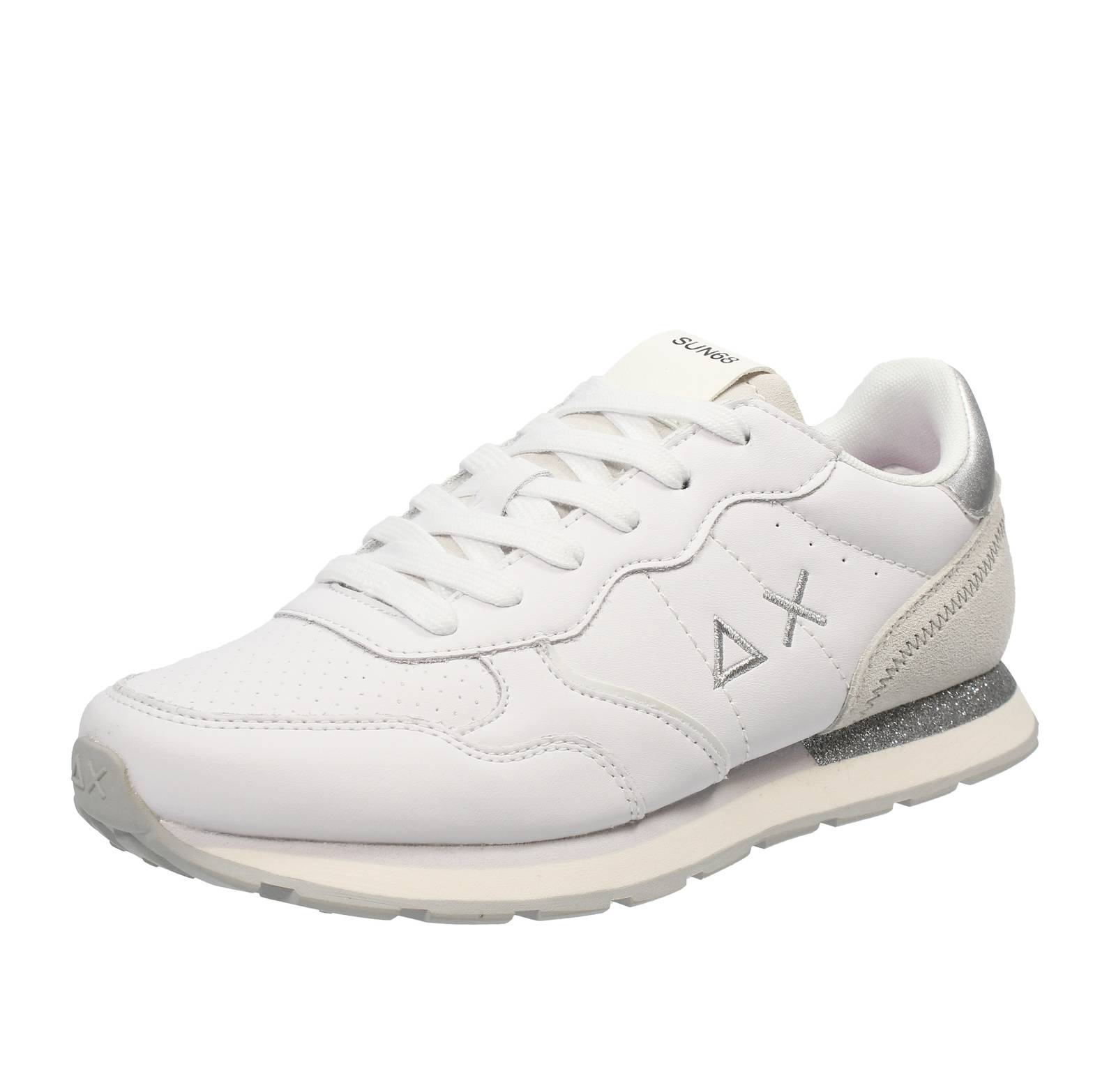 SUN 68 Big Ally - Sneakers in Pelle Junior bianco