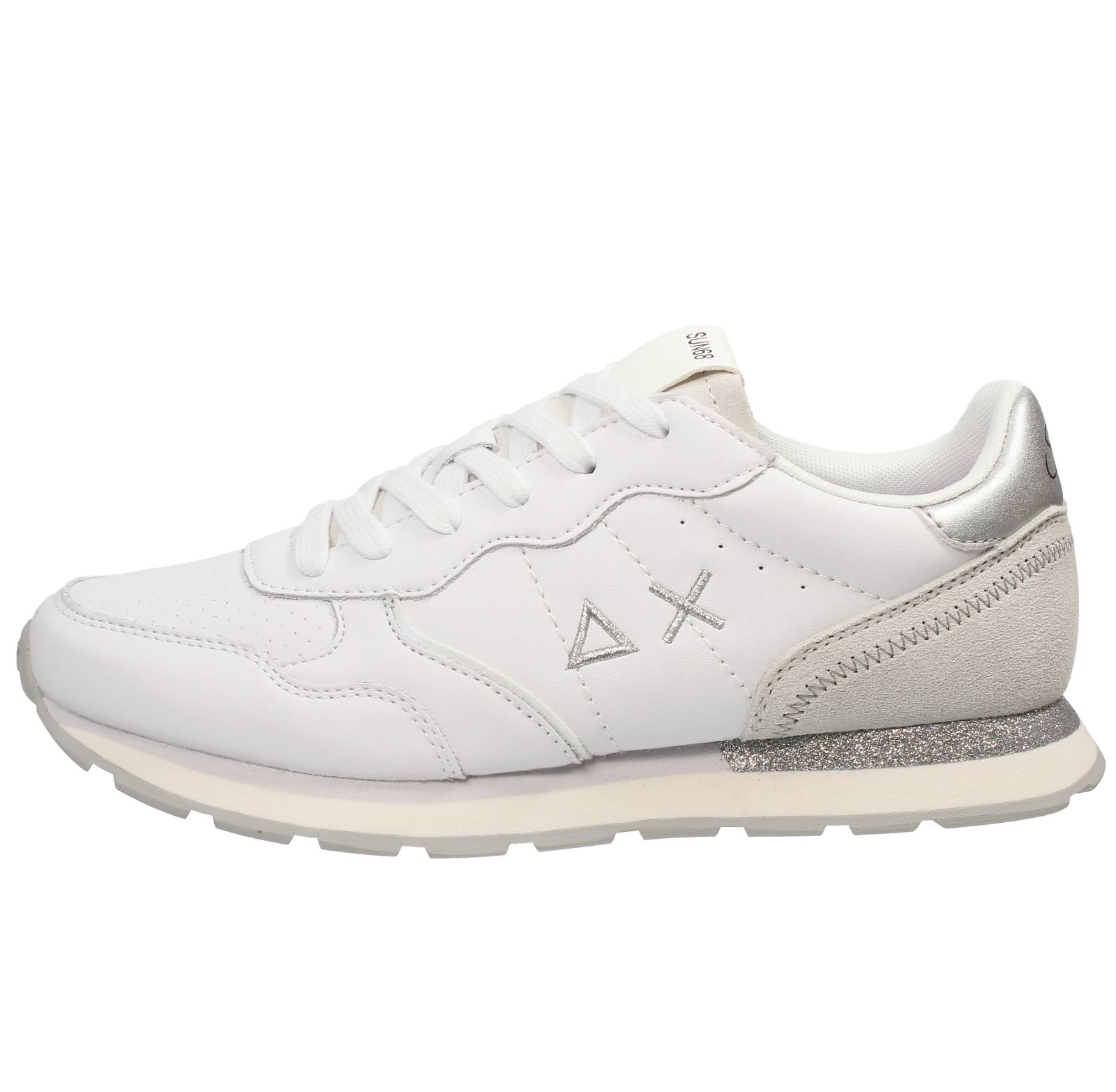 SUN 68 Big Ally - Sneakers in Pelle Junior bianco Foto 3
