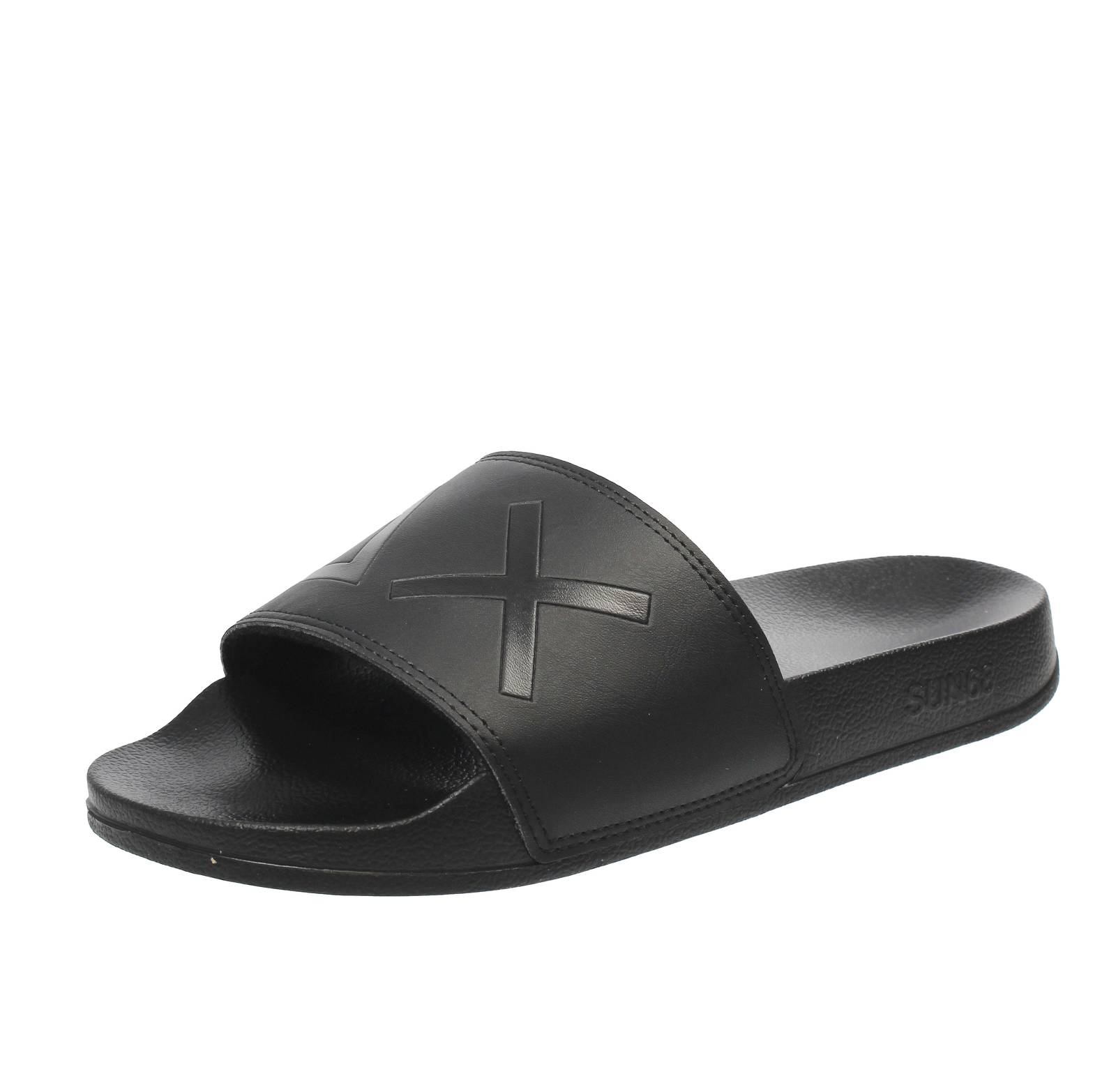 Тапочки Sun 68 с логотипом Nero - Uomo Scarpe Ciabatte на передней панели