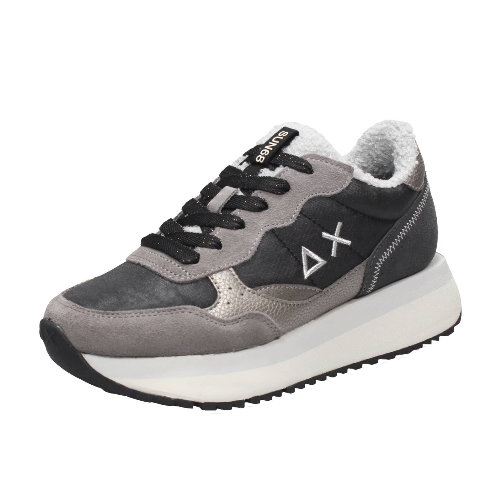 Sun 68 Big Ally Teddy    Schwarz - Damen Schuhe Freizeit