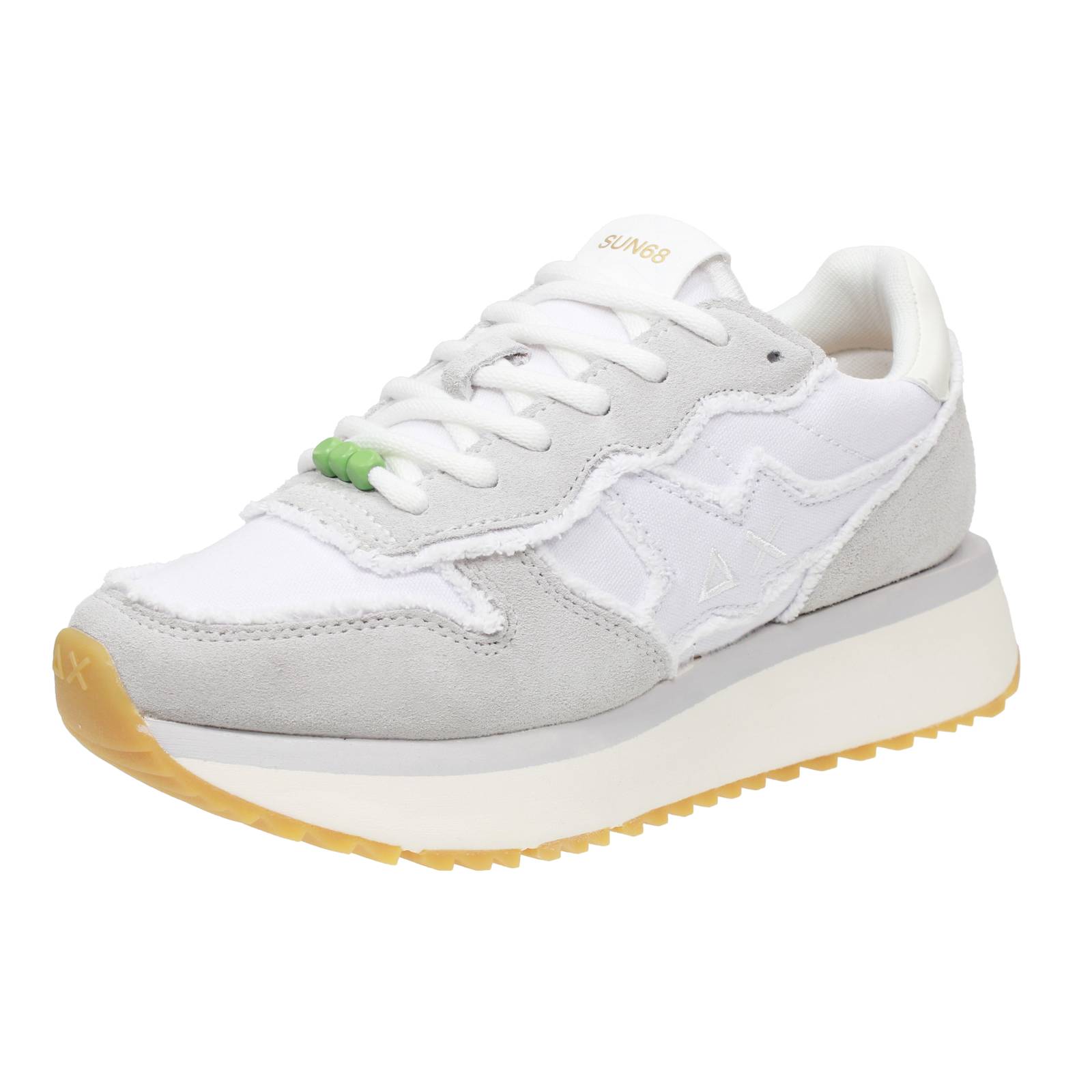 SUN 68 Big Stargirl Canvas Donna bianco