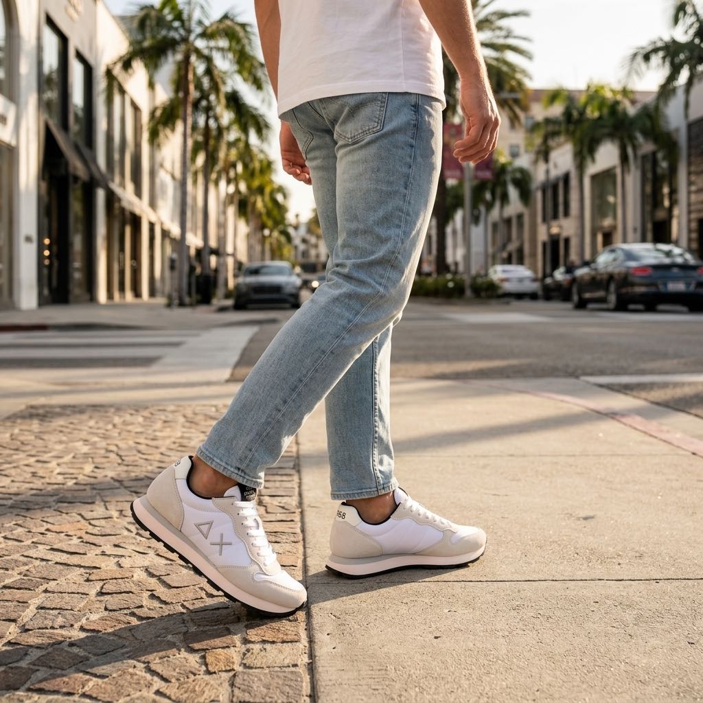 SUN 68 Tom Solid Man white Photo 5