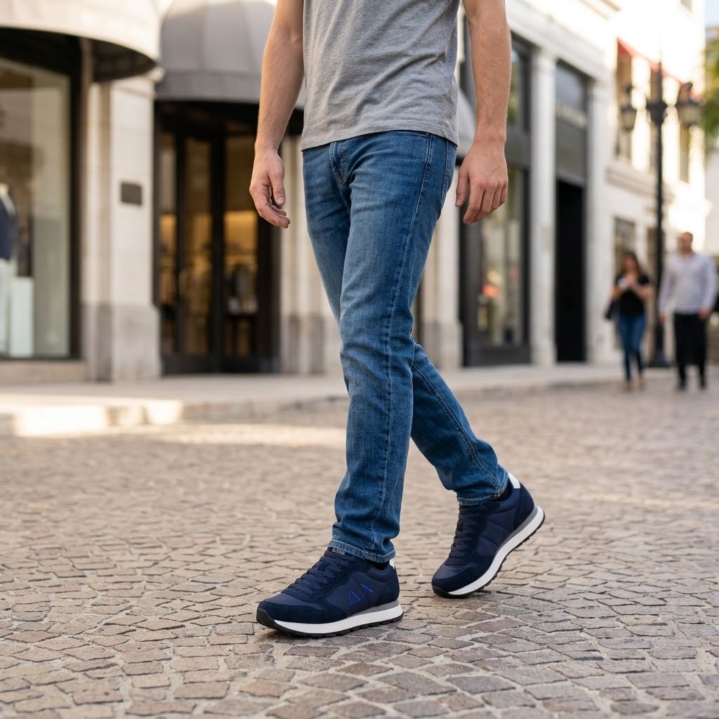 SUN 68 Tom Solid Man blue Photo 2