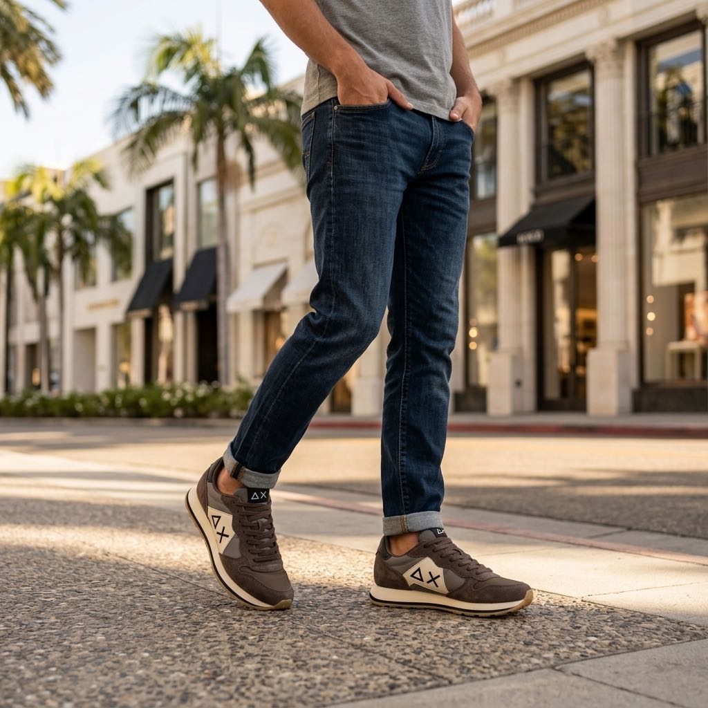 SUN 68 Jaki 2.0 Bicolor Man brown Photo 2