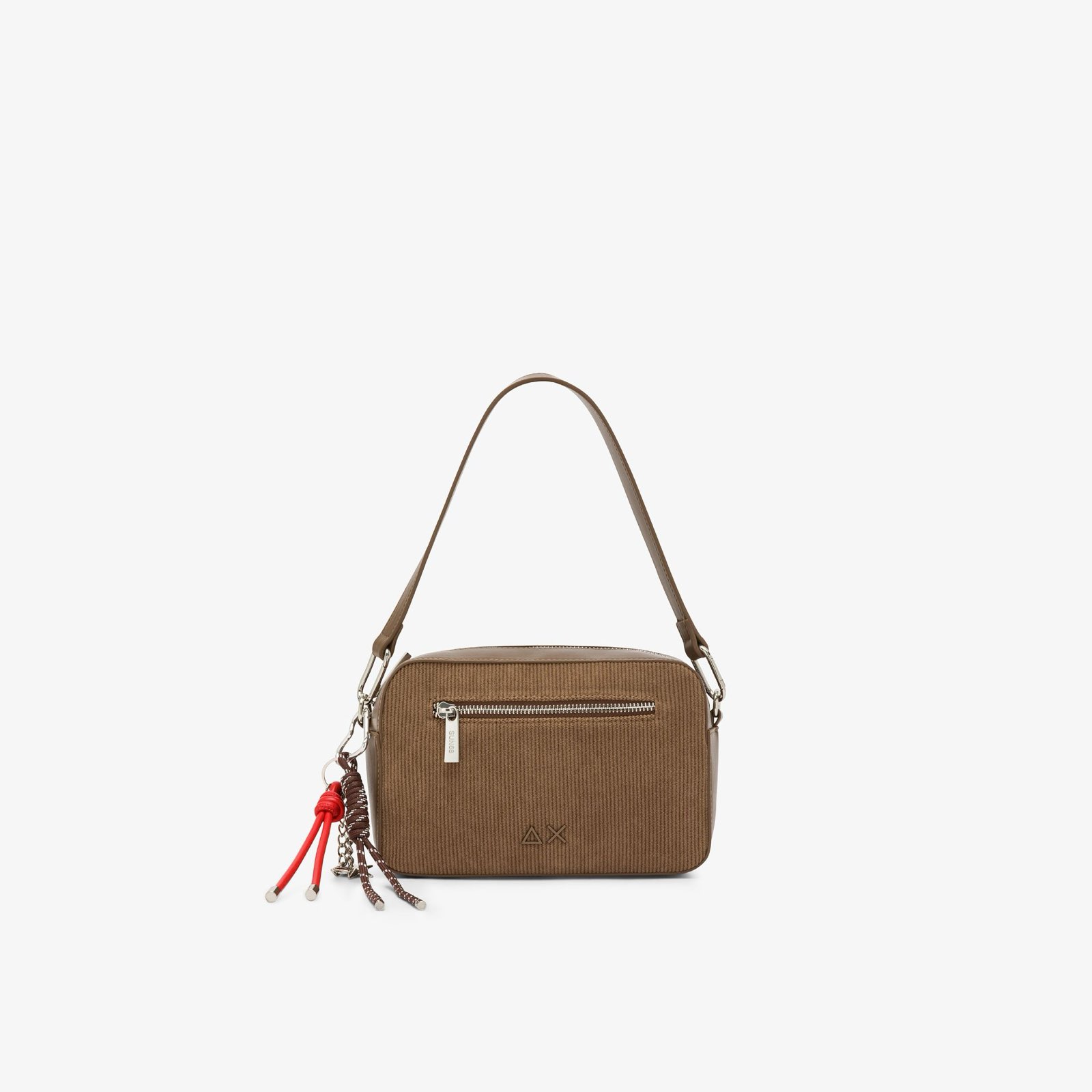 SUN 68 corduroy camera bag Donna marrone