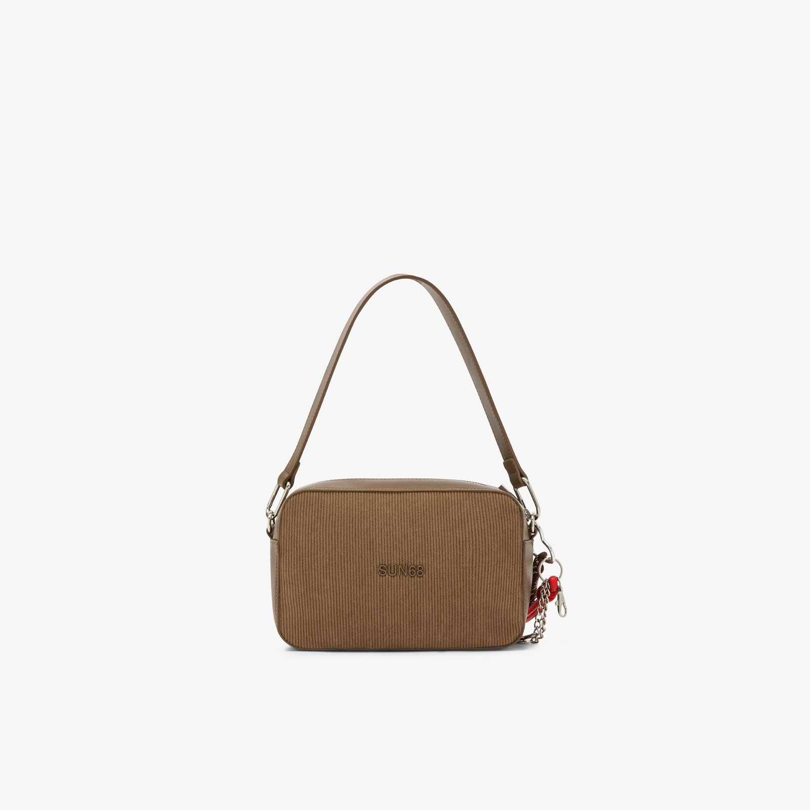SUN 68 corduroy camera bag Donna marrone Foto 4