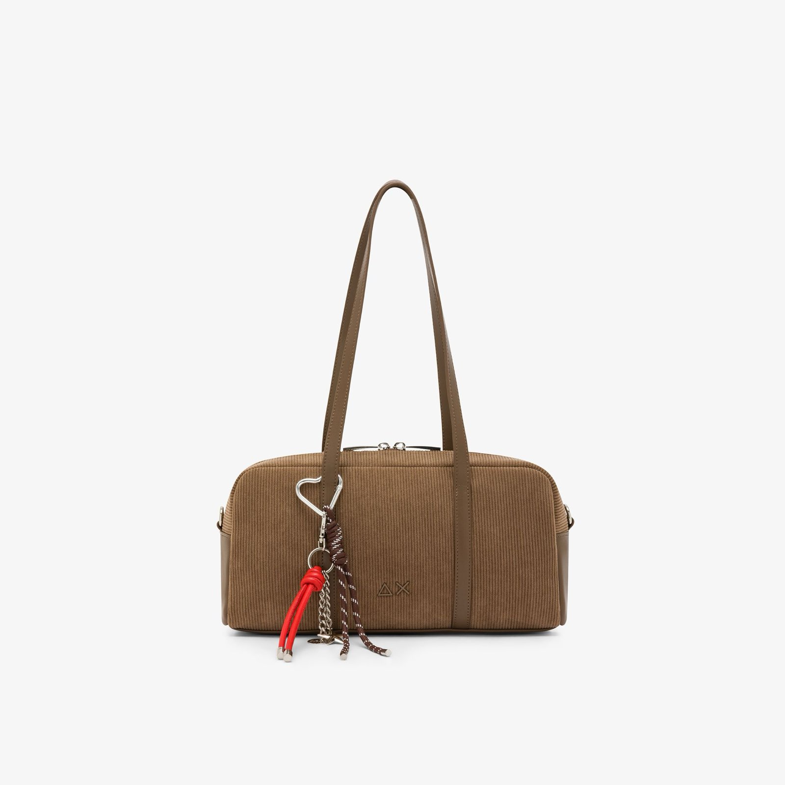 SUN 68 corduroy case bag Donna marrone