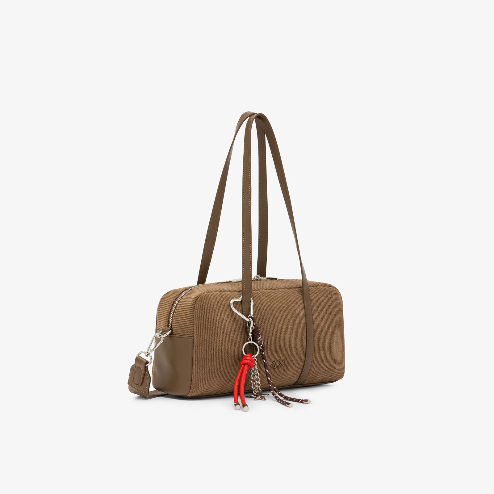 SUN 68 corduroy case bag Donna marrone Foto 3
