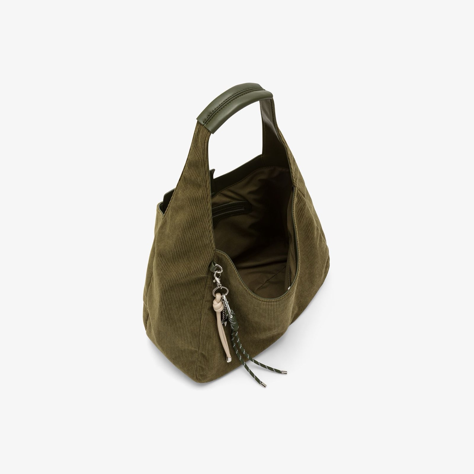 SUN 68 corduroy hobo bag Donna verde Foto 4