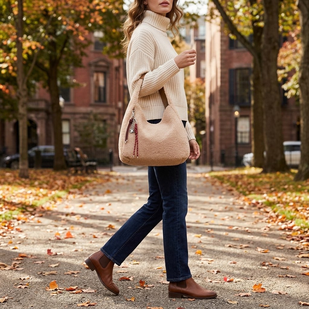 SUN 68 teddy hobo bag Donna sabbia Foto 2