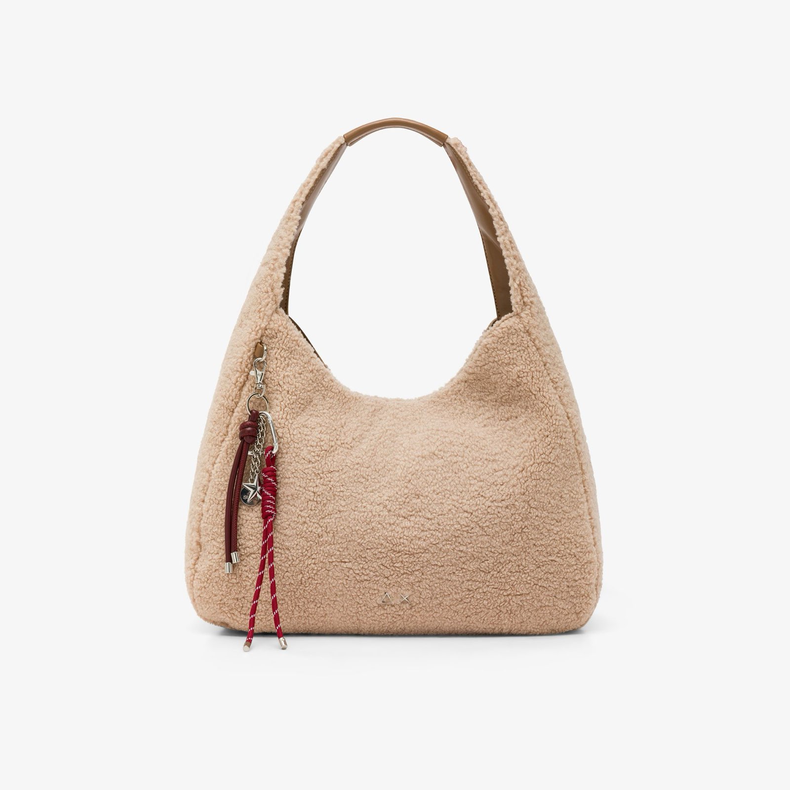 SUN 68 teddy hobo bag Donna sabbia