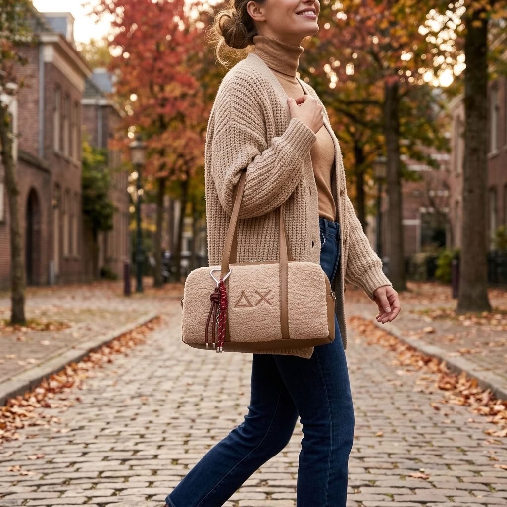 SUN 68 teddy case bag Donna sabbia Foto 2