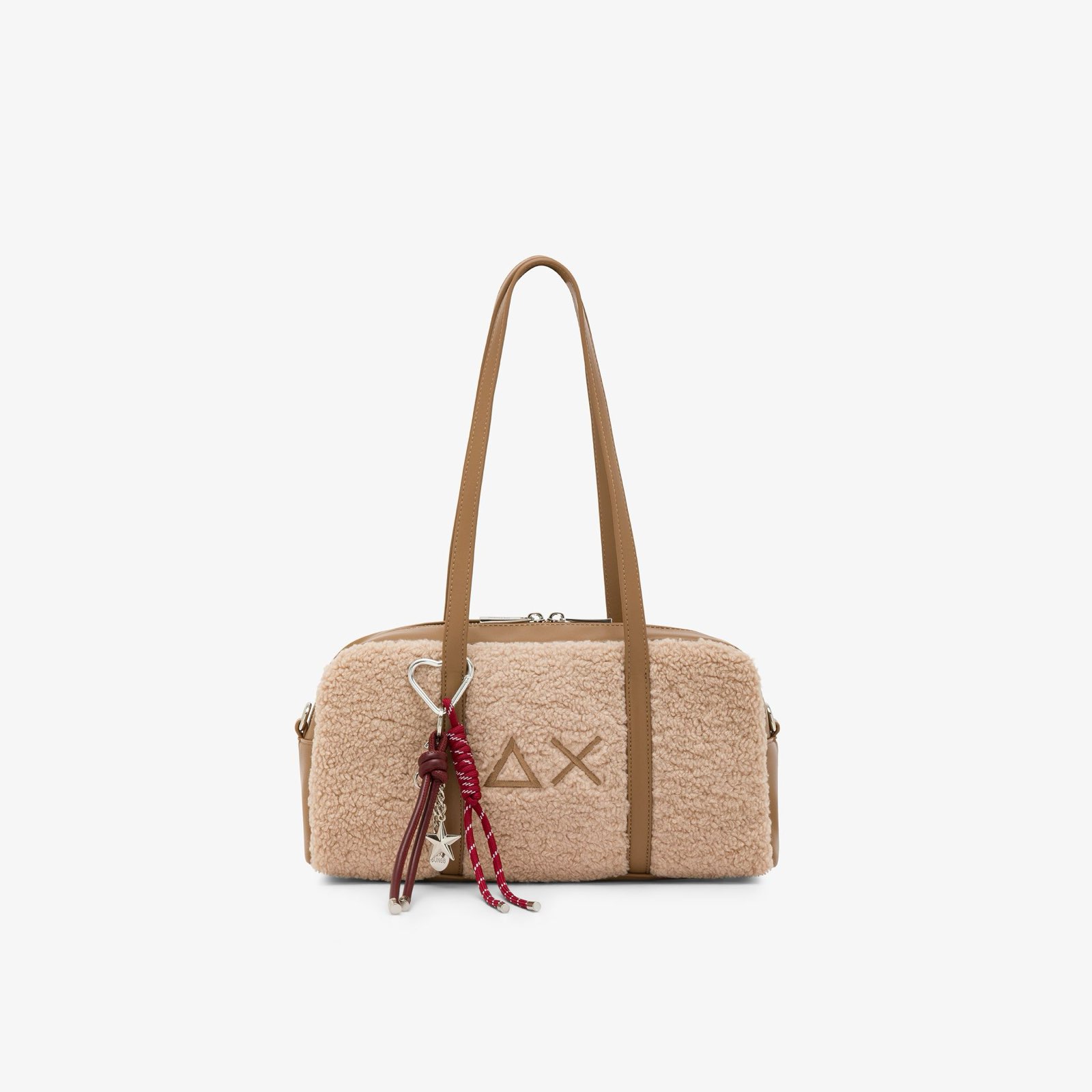 SUN 68 teddy case bag Donna sabbia
