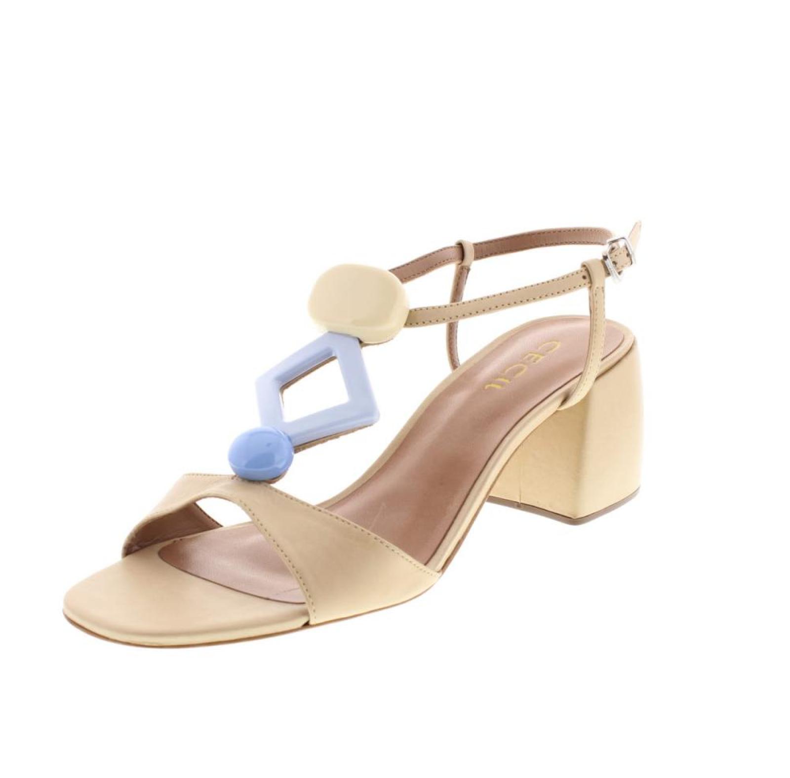 VICENZA Bogotá Calf - Sandalen mit niedrigem Absatz Weit Damen sandfarben