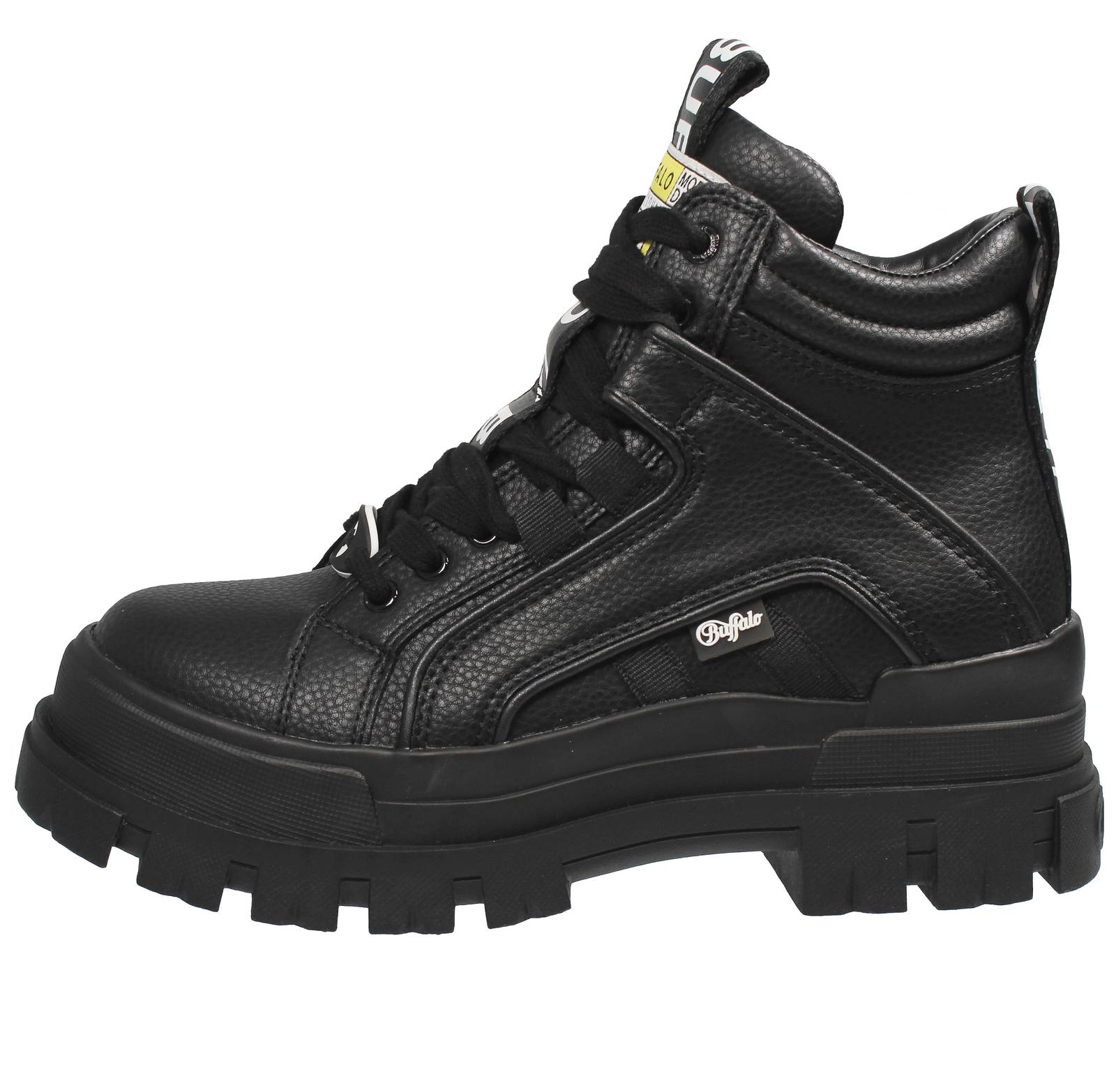BUFFALO Aspha Mid - Bottines à plateforme Femme noir Photo 3