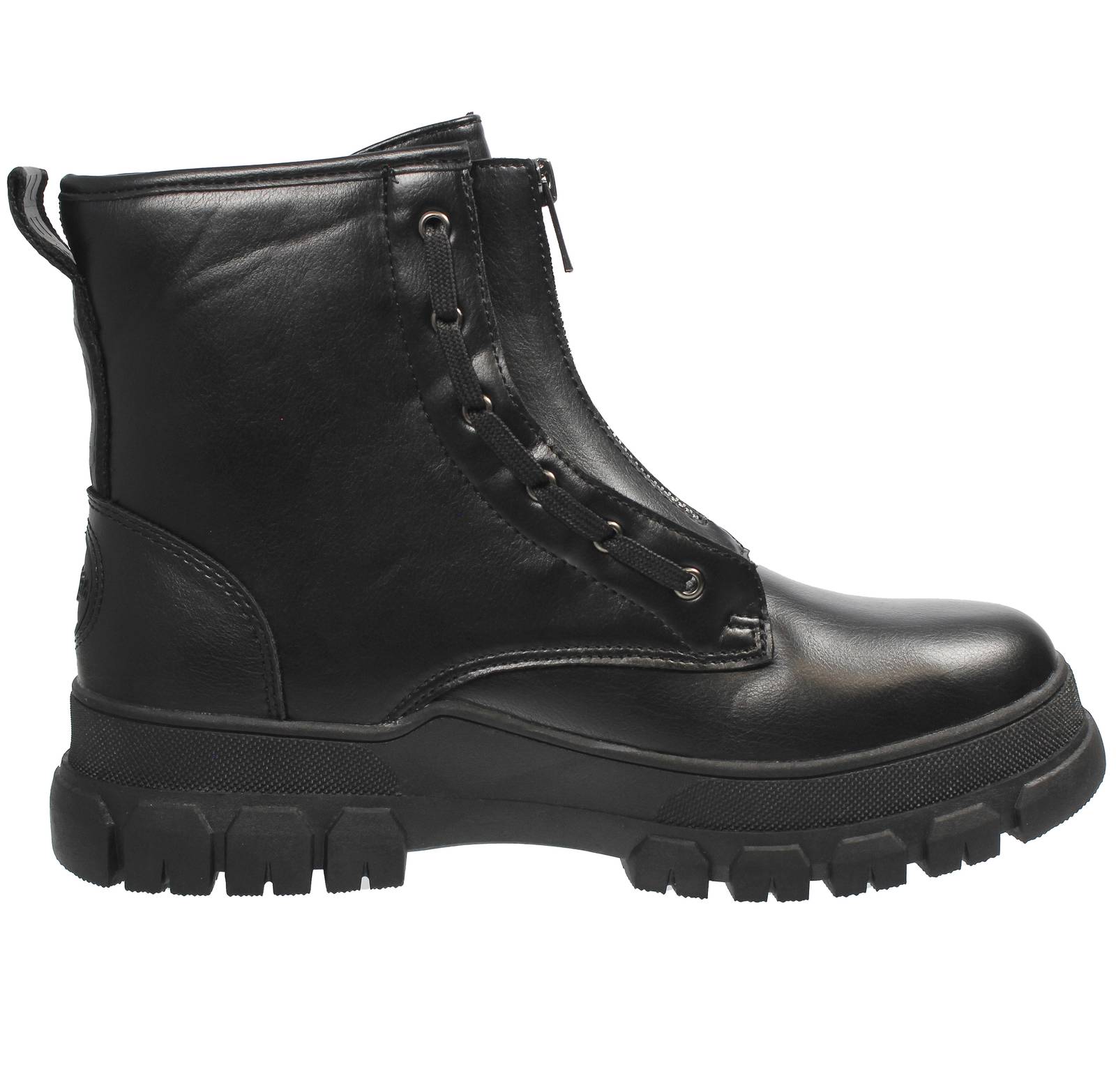 BUFFALO Nova Zip Boot - Stivaletti carrarmato Donna nero Foto 2