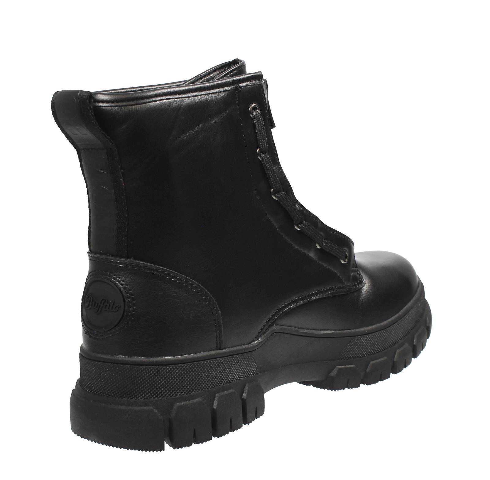BUFFALO Nova Zip Boot - Stivaletti carrarmato Donna nero Foto 4