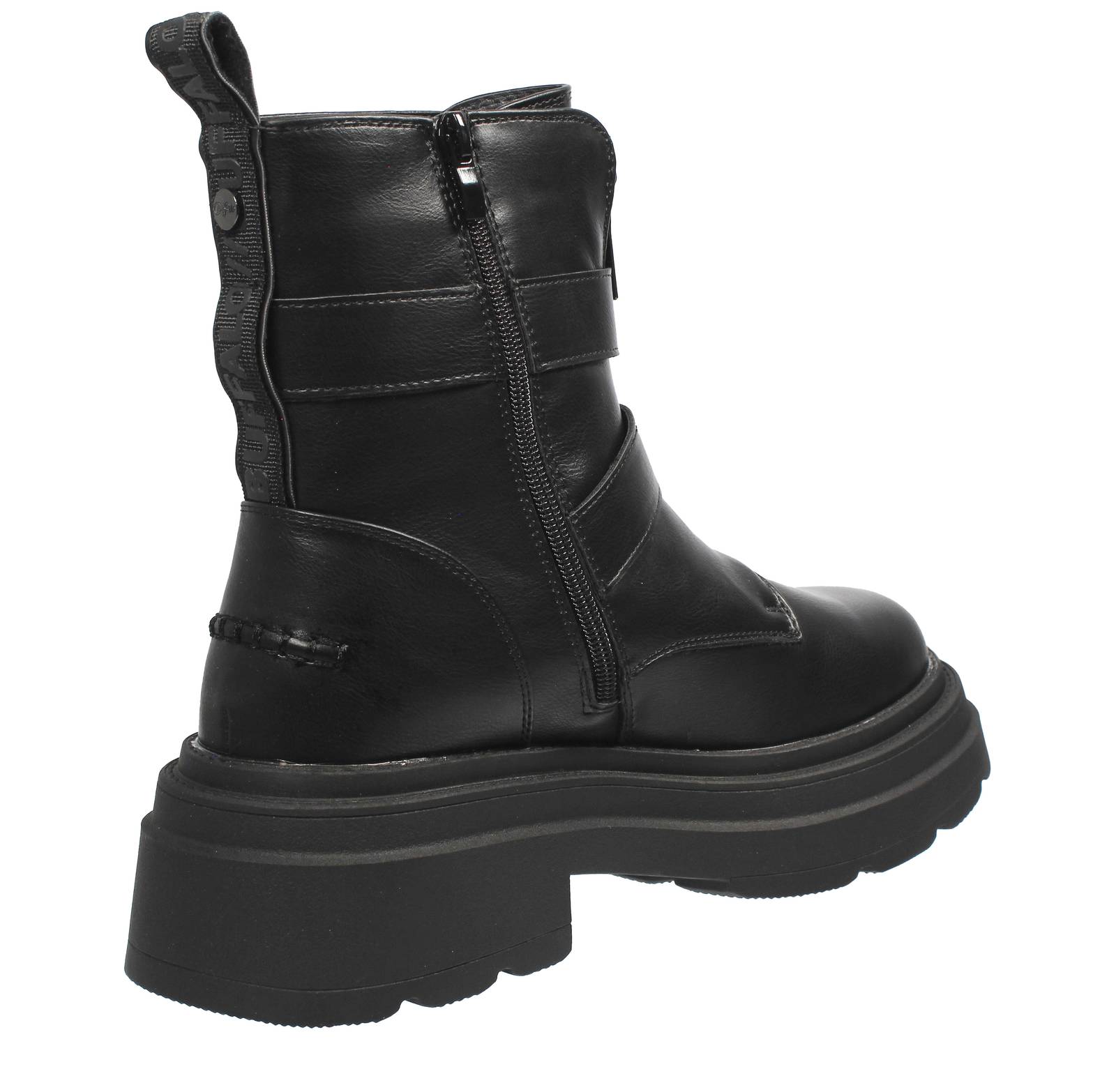 BUFFALO Mars Biker - Stivaletti platform Donna nero Foto 4
