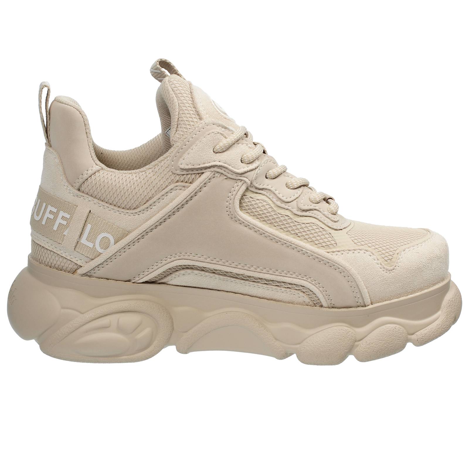 BUFFALO Chai - Sneakers alte platform Donna beige Foto 2