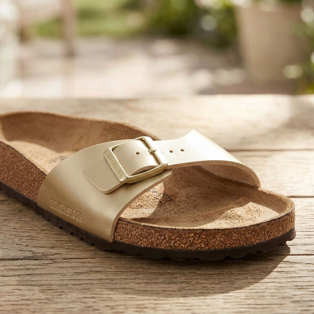 BIRKENSTOCK Madrid BS Damen goldfarben Foto 5