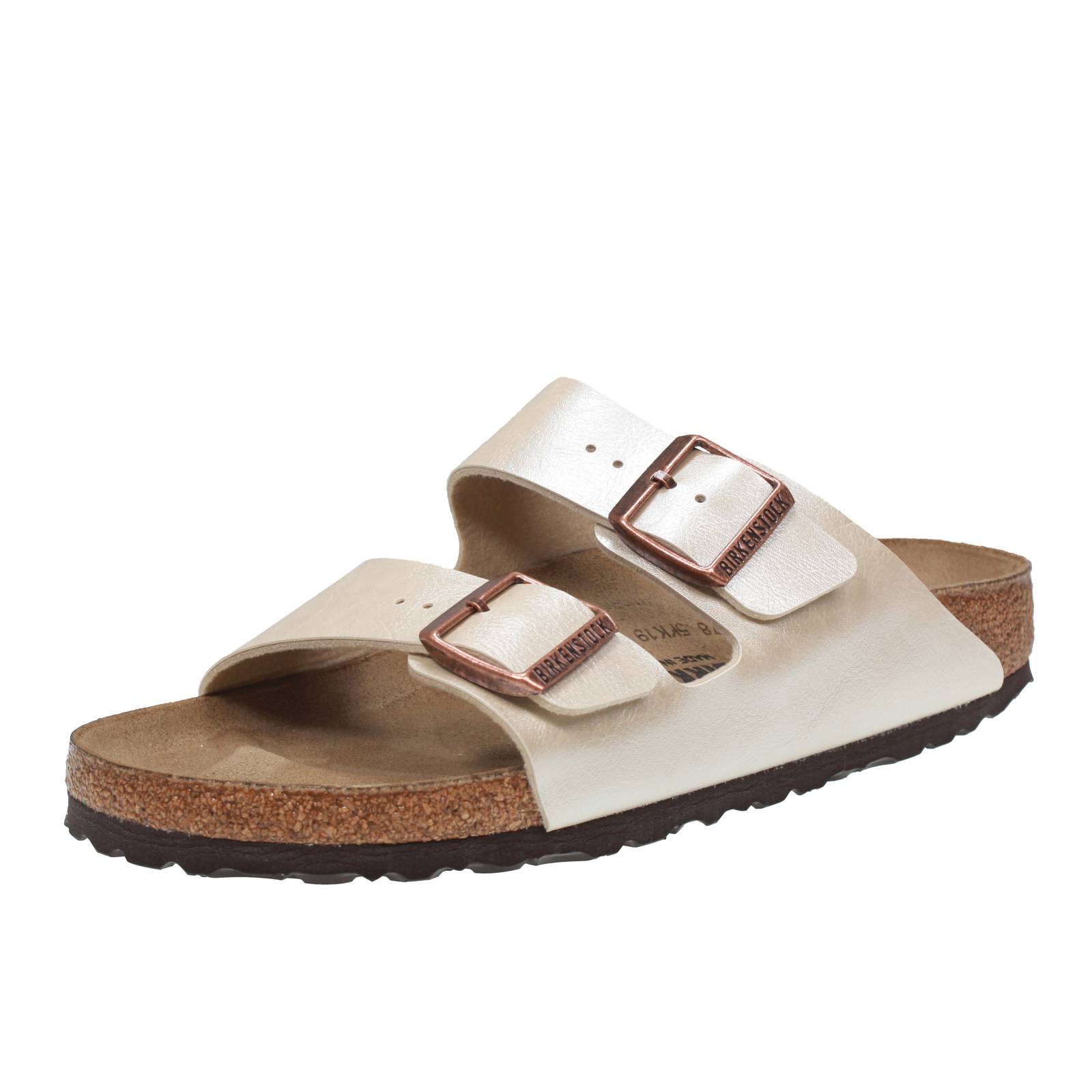 Birkenstock Arizona Bs Beige - Damen Schuhe Pantoletten Schnalle Und Band 22790₽