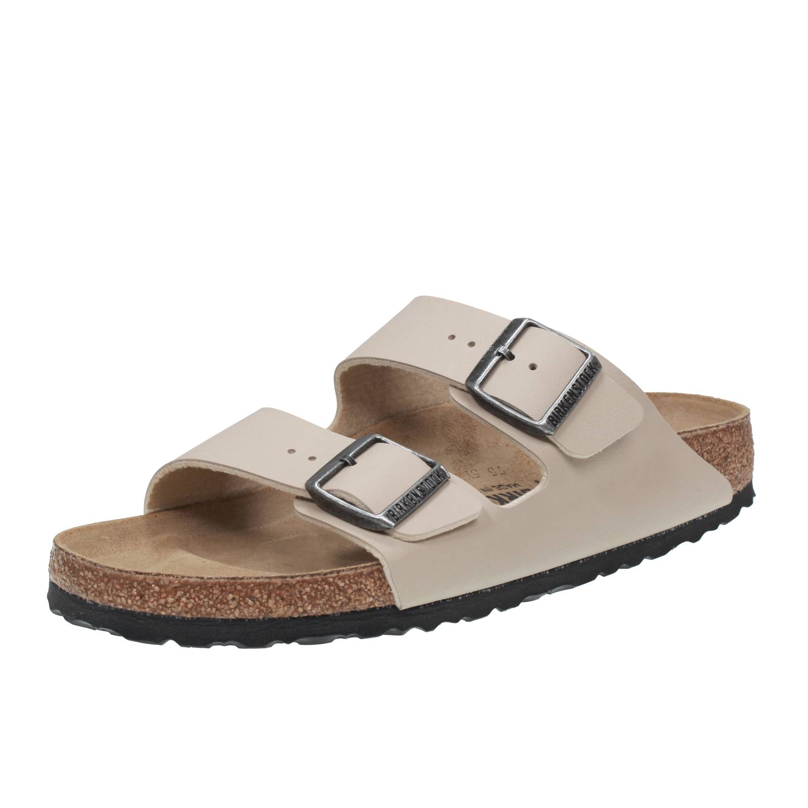 Birkenstock Arizona Bs Beige - Damen Schuhe Pantoletten Schnalle Und Band 22790₽