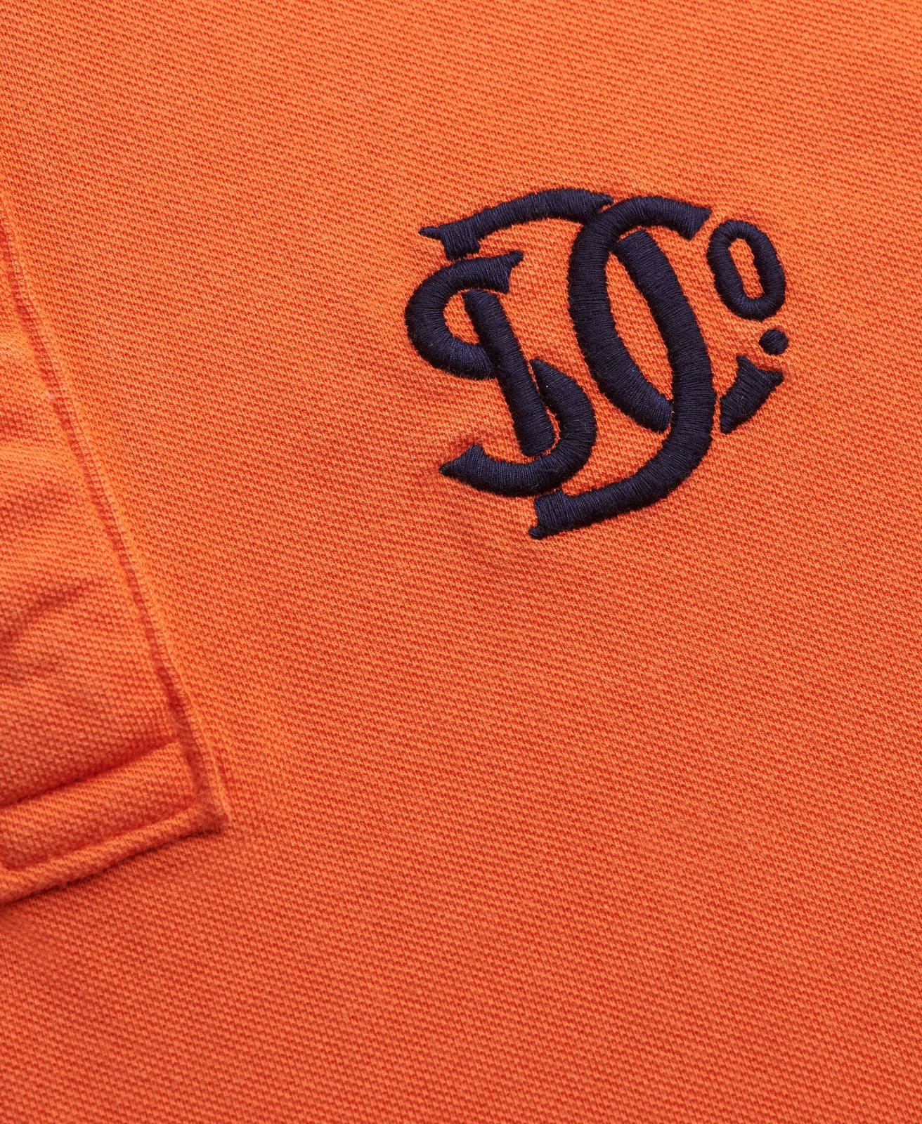 SUPERDRY Monogram Piquet Polo Man orange Photo 3