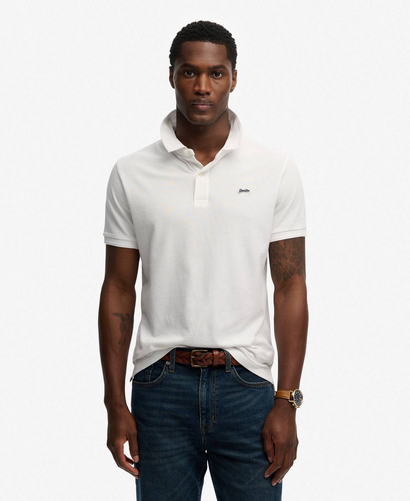 SUPERDRY Classic Piquet Polo Man white