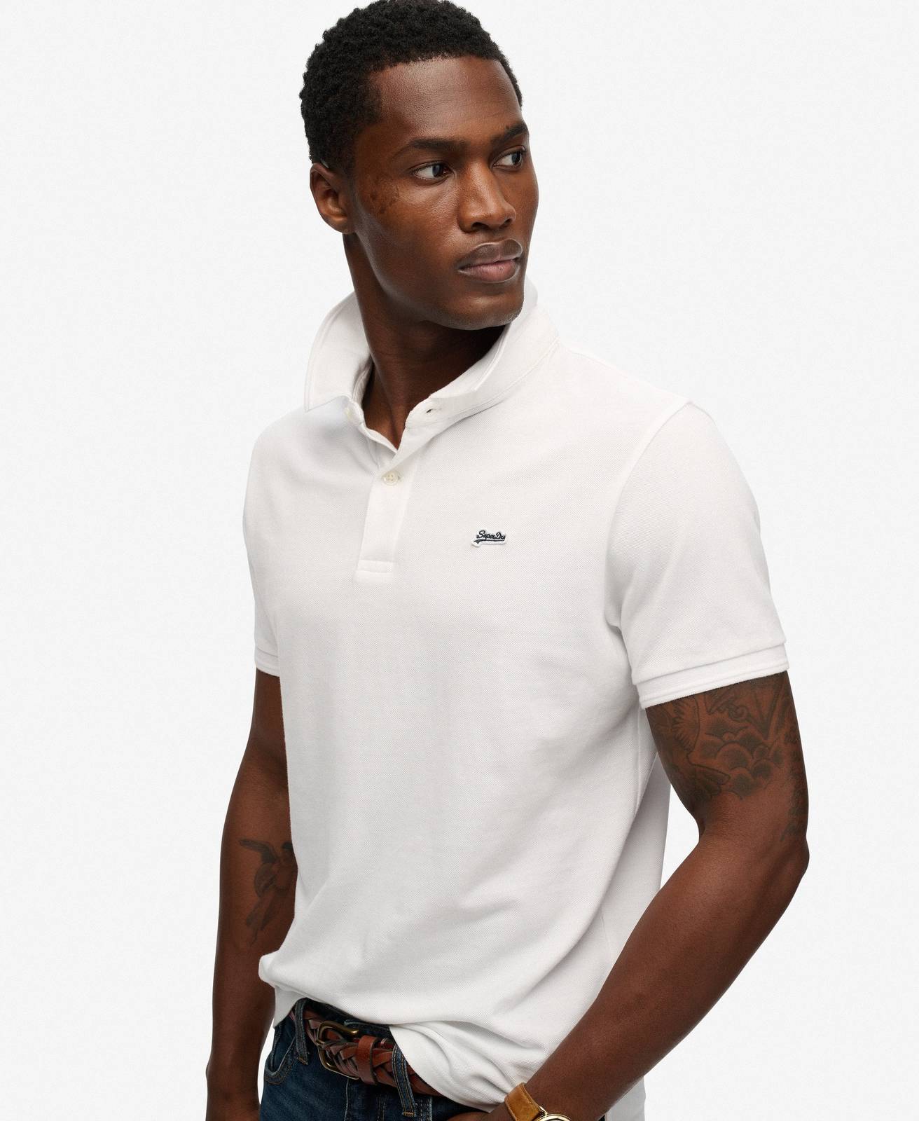 SUPERDRY Classic Piquet Polo Man white Photo 4