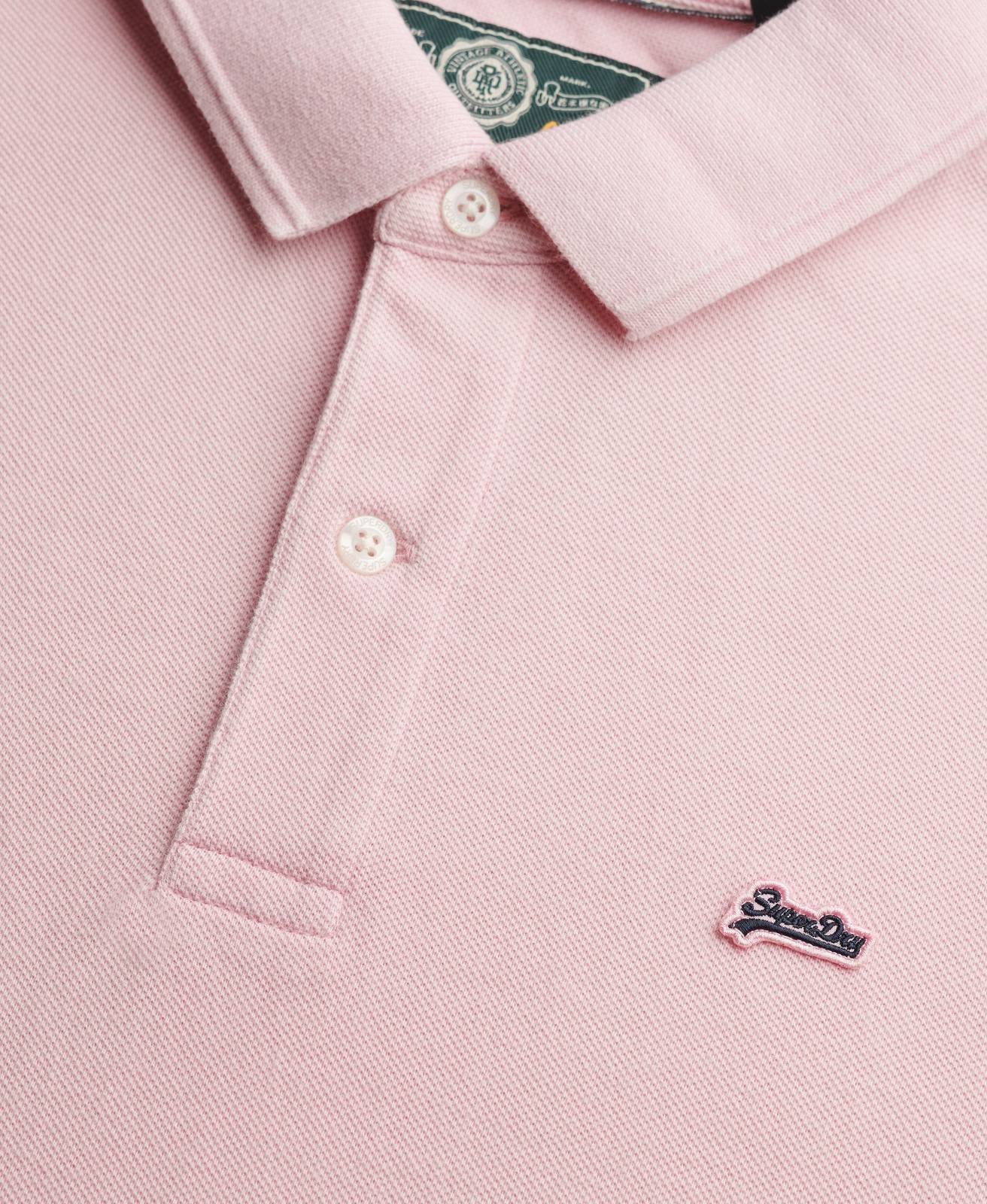 SUPERDRY Classic Piquet Polo Man pink Photo 3