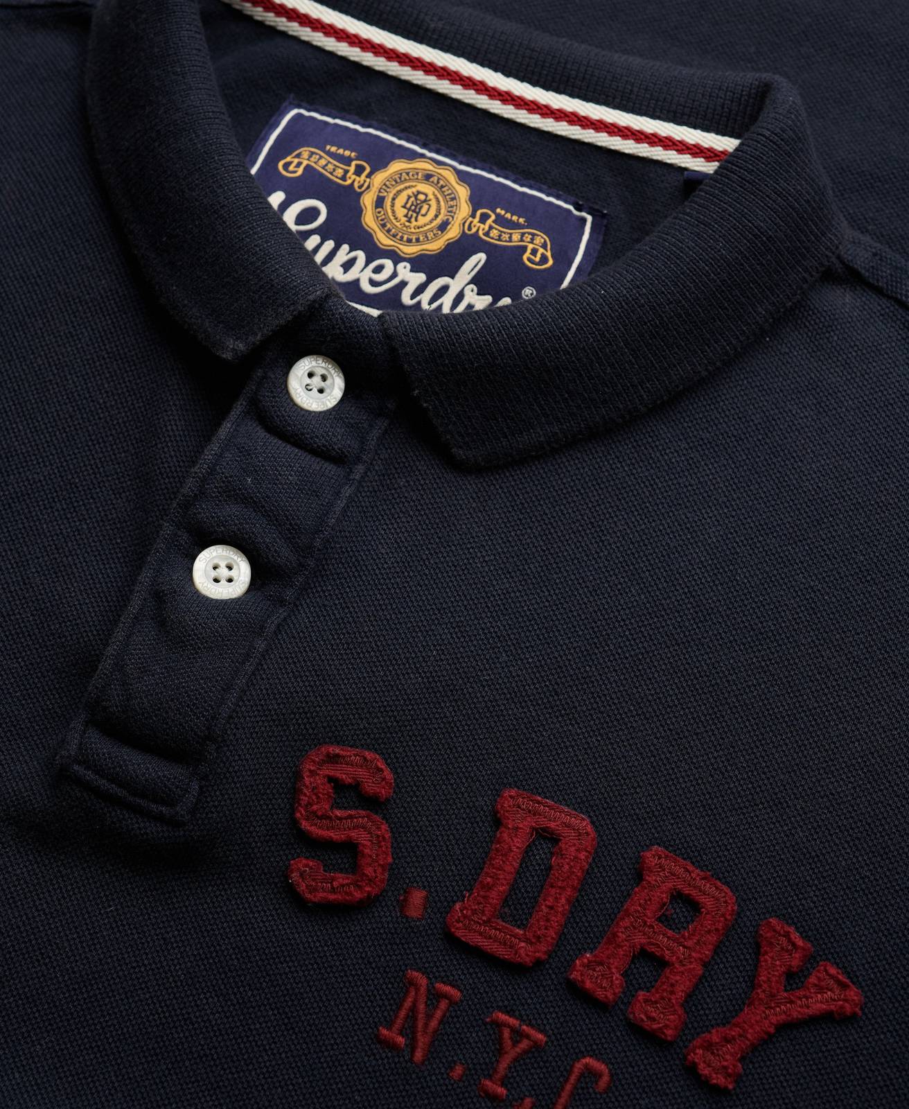 SUPERDRY Vintage Ahtletic Polo Man blue Photo 3
