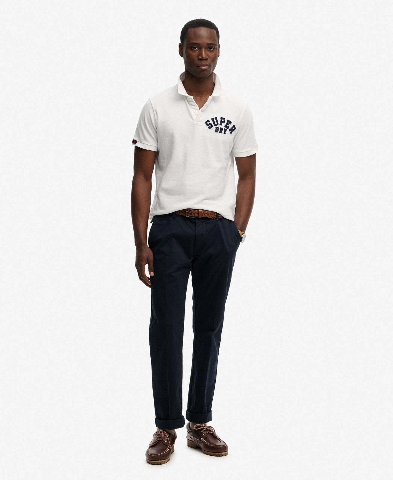 SUPERDRY Vintage Ahtletic Polo Man white Photo 3