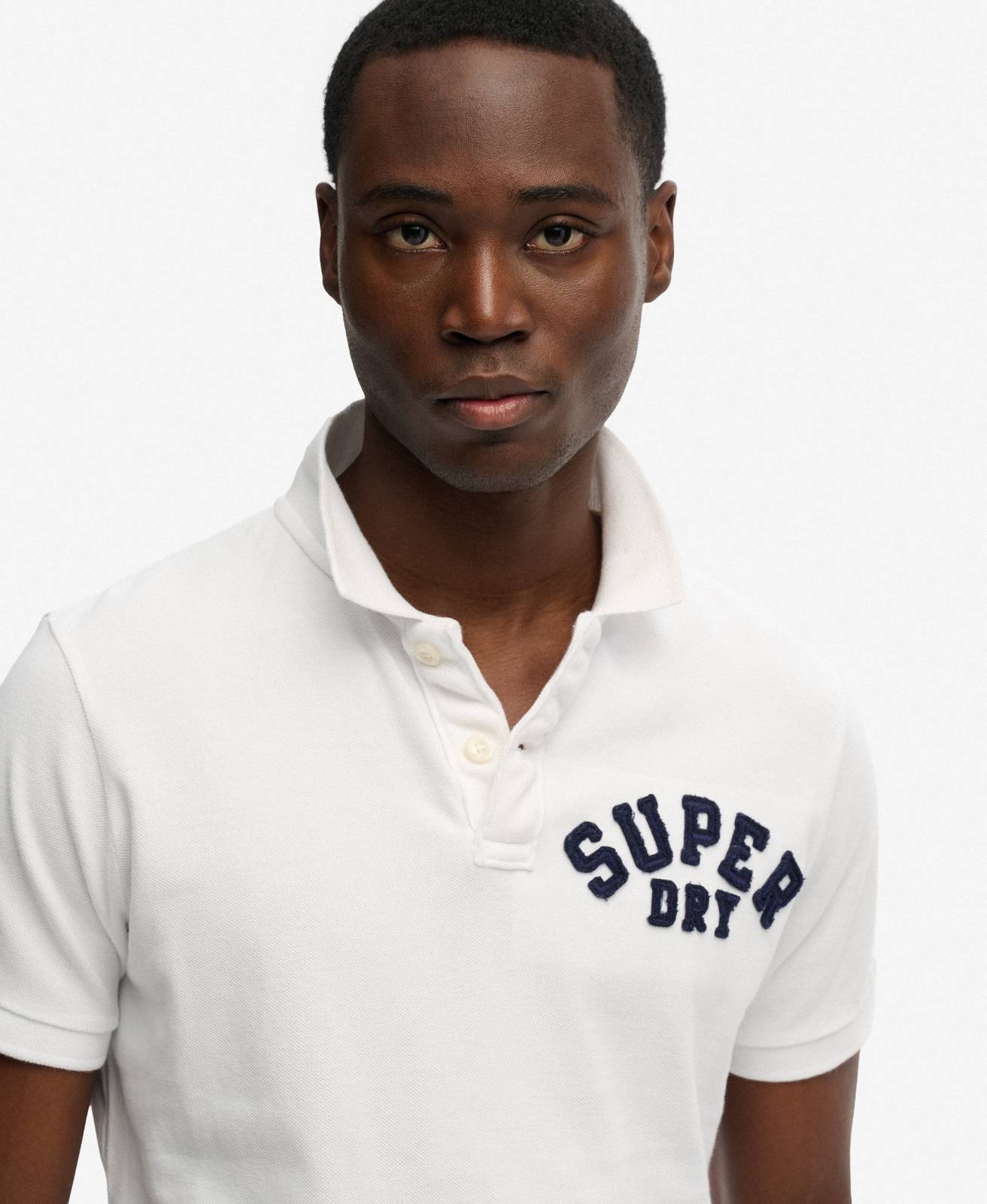 SUPERDRY Vintage Ahtletic Polo Man white Photo 4