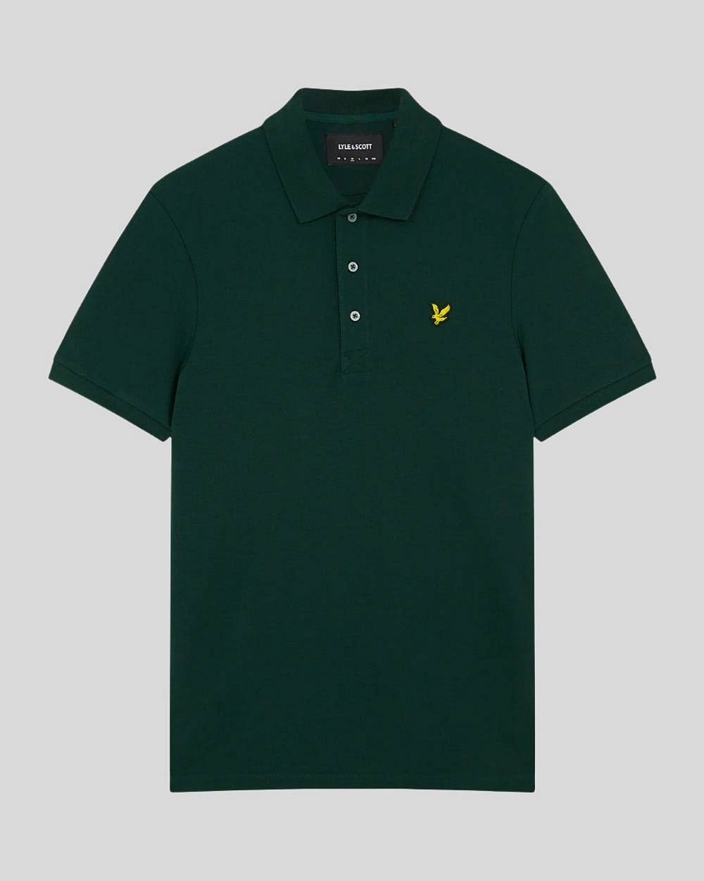 LYLE & SCOTT Plain Polo Shirt Man green
