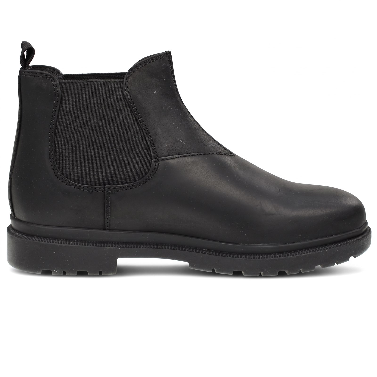 GEOX Andalo - Chelsea Boots traspiranti in Pelle Uomo nero Foto 3