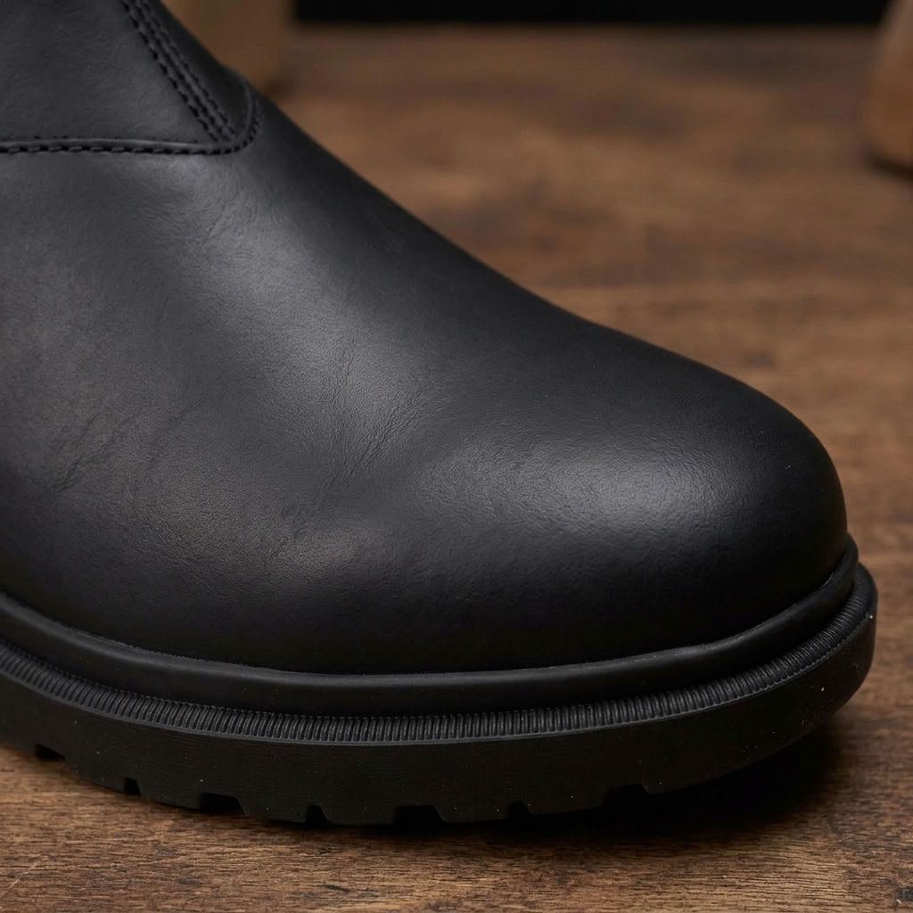 GEOX Andalo - Chelsea Boots traspiranti in Pelle Uomo nero Foto 5