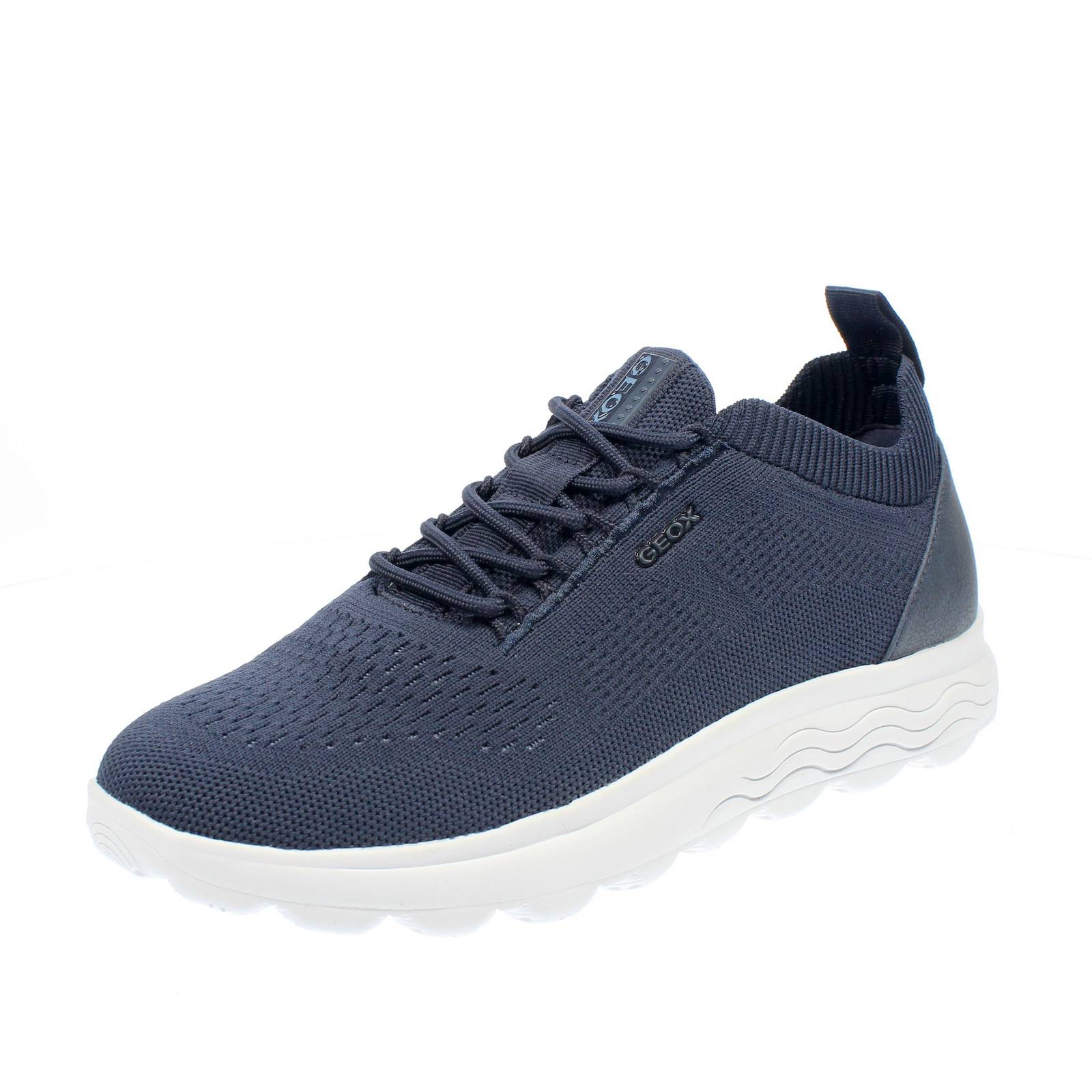 Geox Spherica Knitted - Sneakers Leggere Traspiranti Blu - Uomo Scarpe Sneakers - Zdjęcie 4 z 4