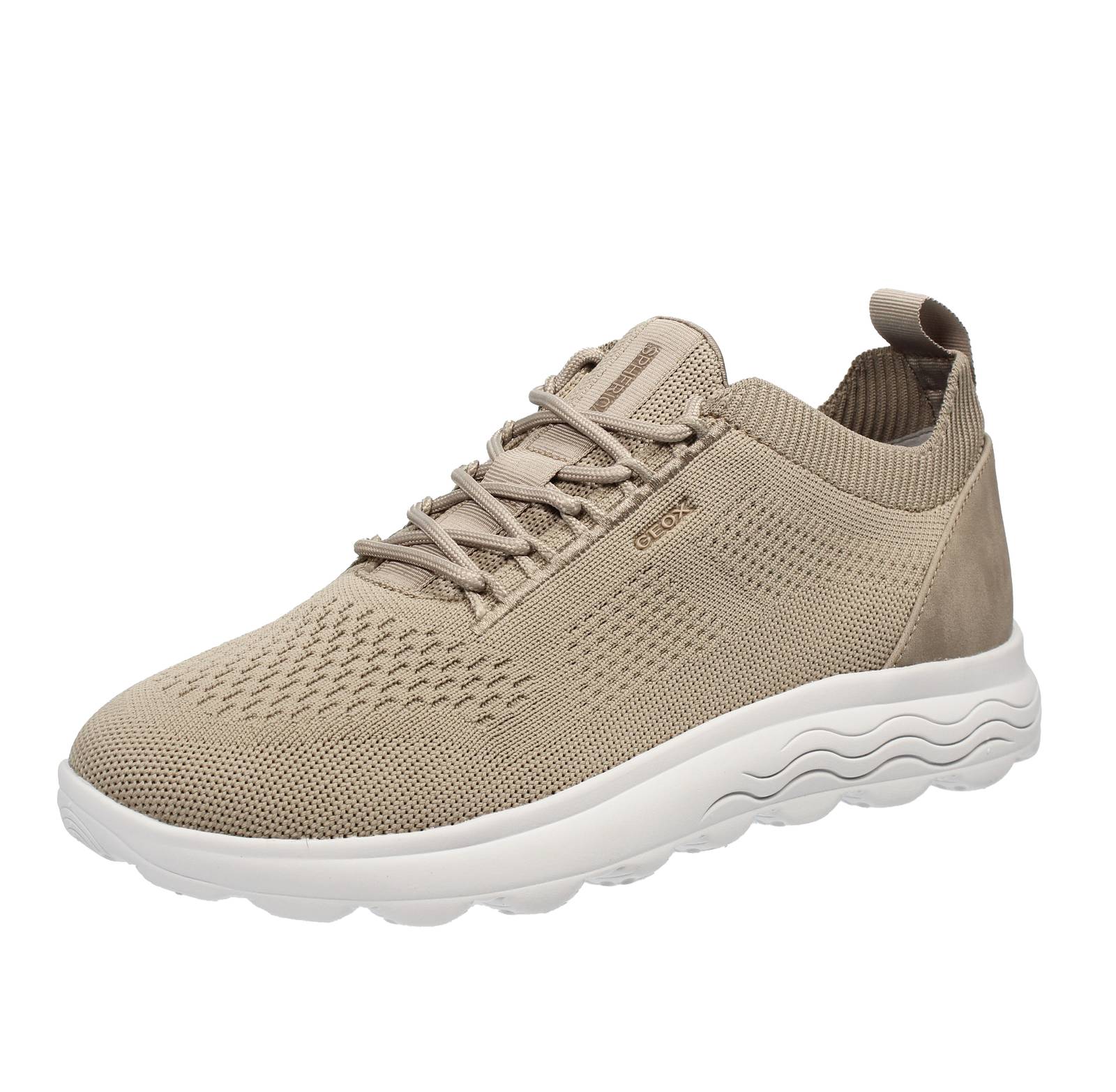 Geox Spherica Трикотажные кроссовки Leggere Traspiranti бежевого цвета - Uomo Scarpe Casual