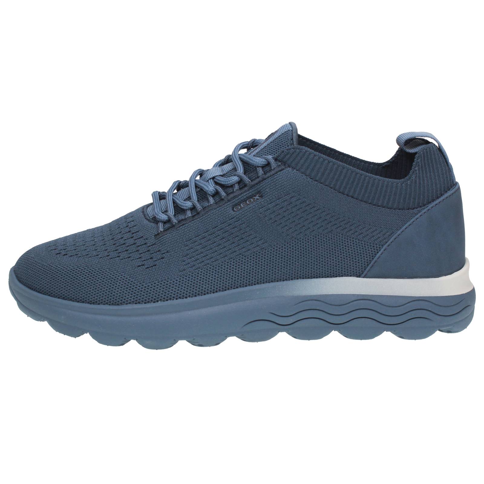 GEOX Spherica Knitted - Sneakers leggere traspiranti Uomo blu Foto 3