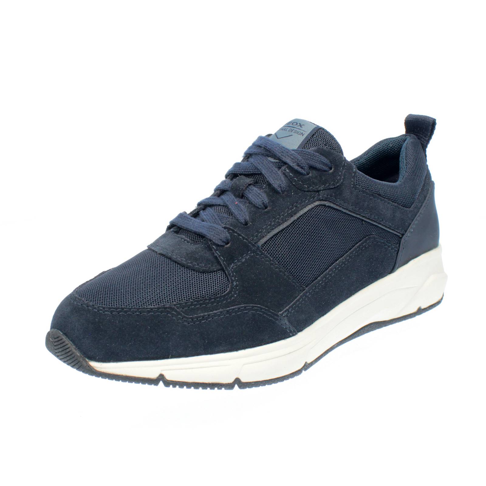 Geox Radente - Кроссовки из замши Traspiranti Blu - Повседневные кроссовки Uomo Scarpe
