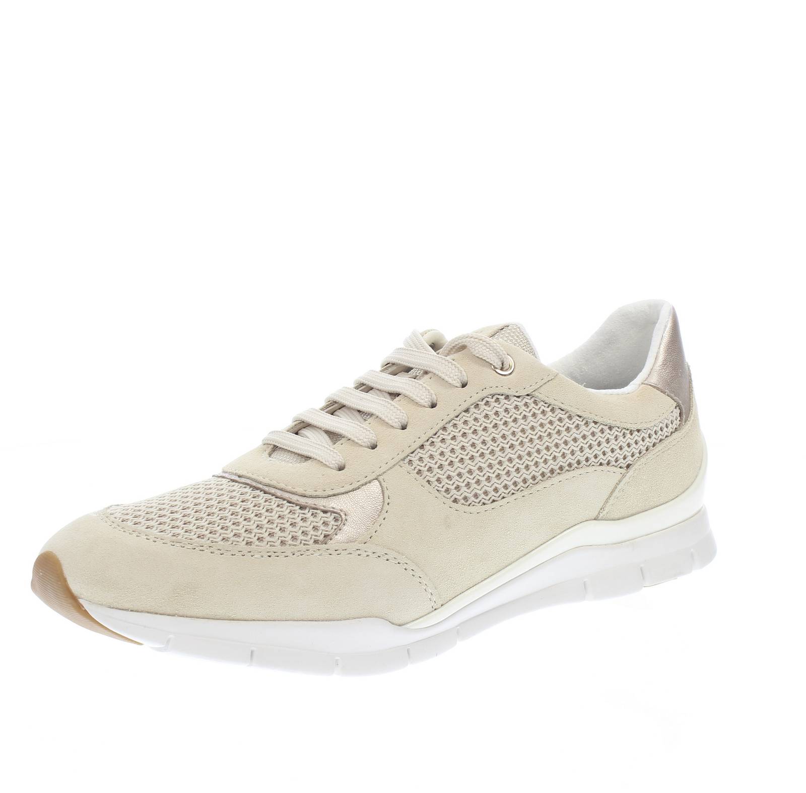 GEOX Sukie - Sneakers aus Leder Damen sandfarben