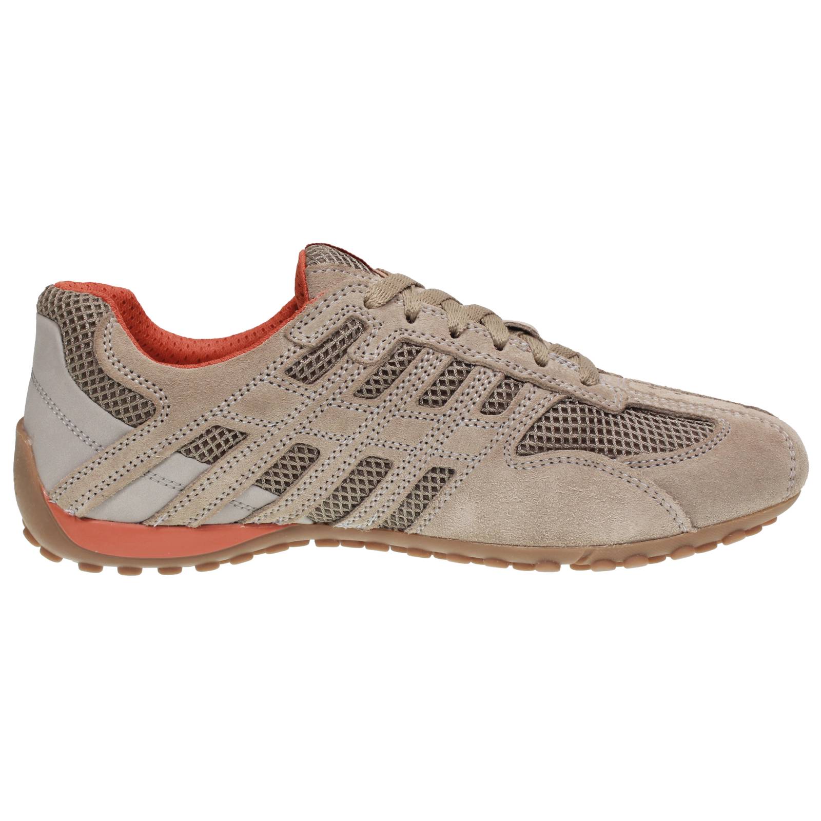 GEOX Snake - Atmungsaktive Wildleder-Sneakers Herren sandfarben Foto 2