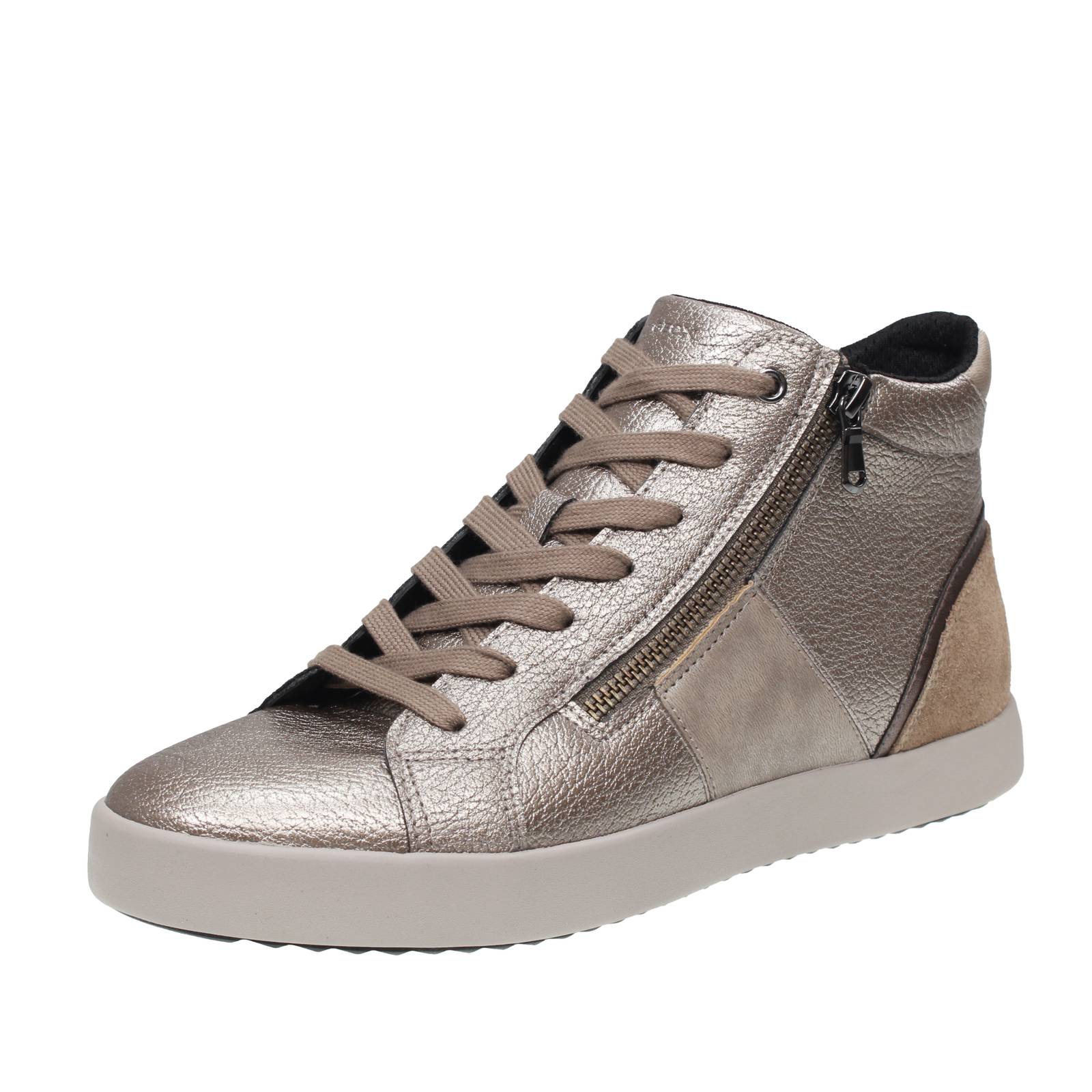 GEOX Blomiee - Sneakers traspiranti in Pelle Donna sabbia