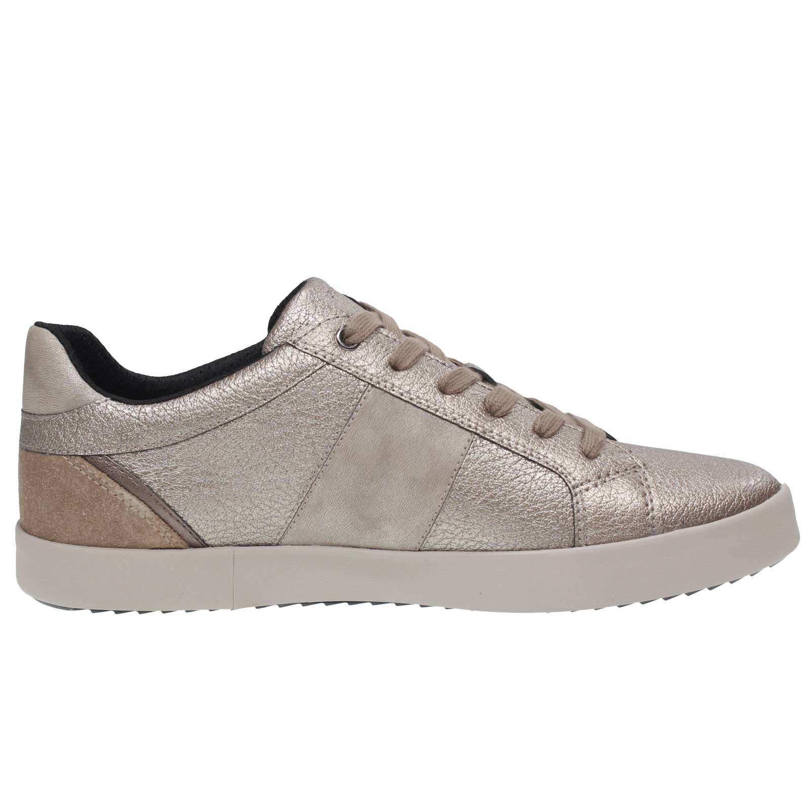 GEOX Blomiee - Sneakers traspiranti in Pelle Donna sabbia Foto 2